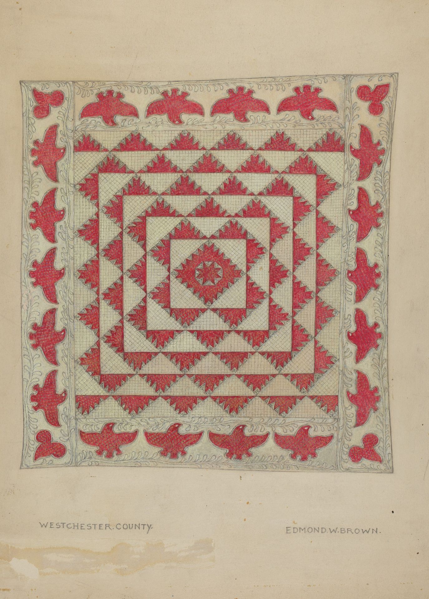 Patchwork Quilt by Edmond W. Brown