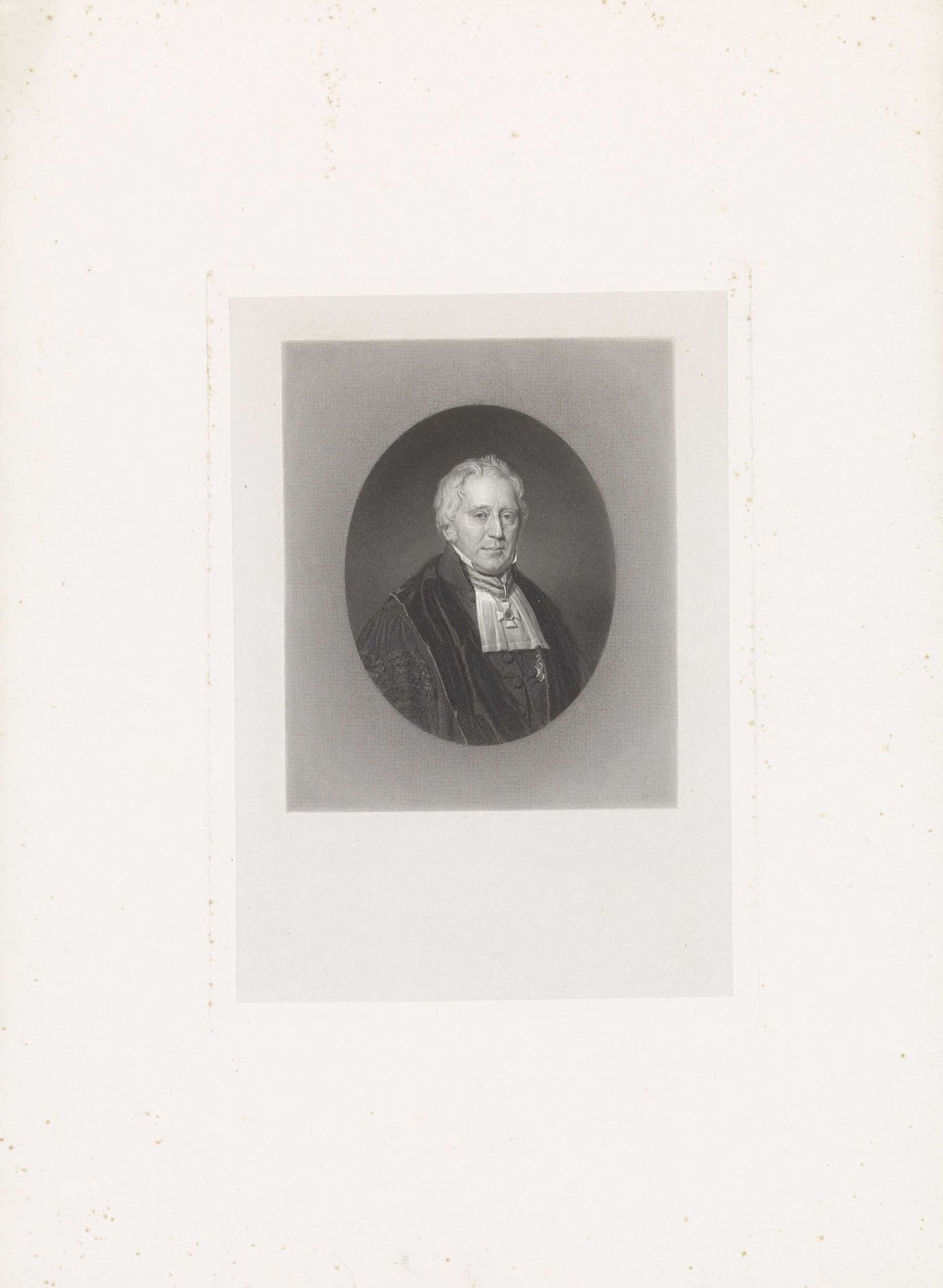 Portret van de theoloog Herman Johan Royaards by Benoit Taurel