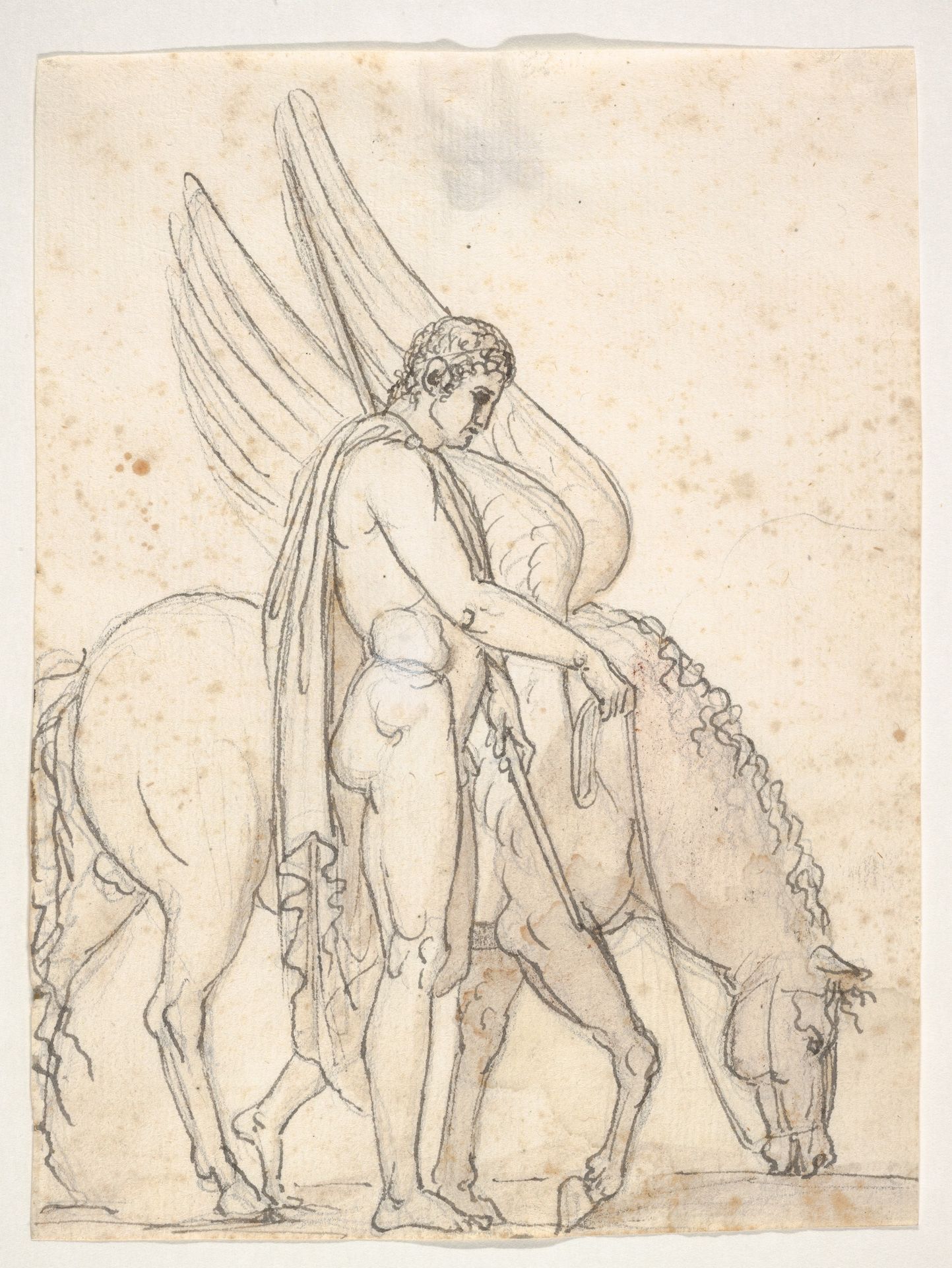 Bellerophon and Pegasus by Bertel Thorvaldsen