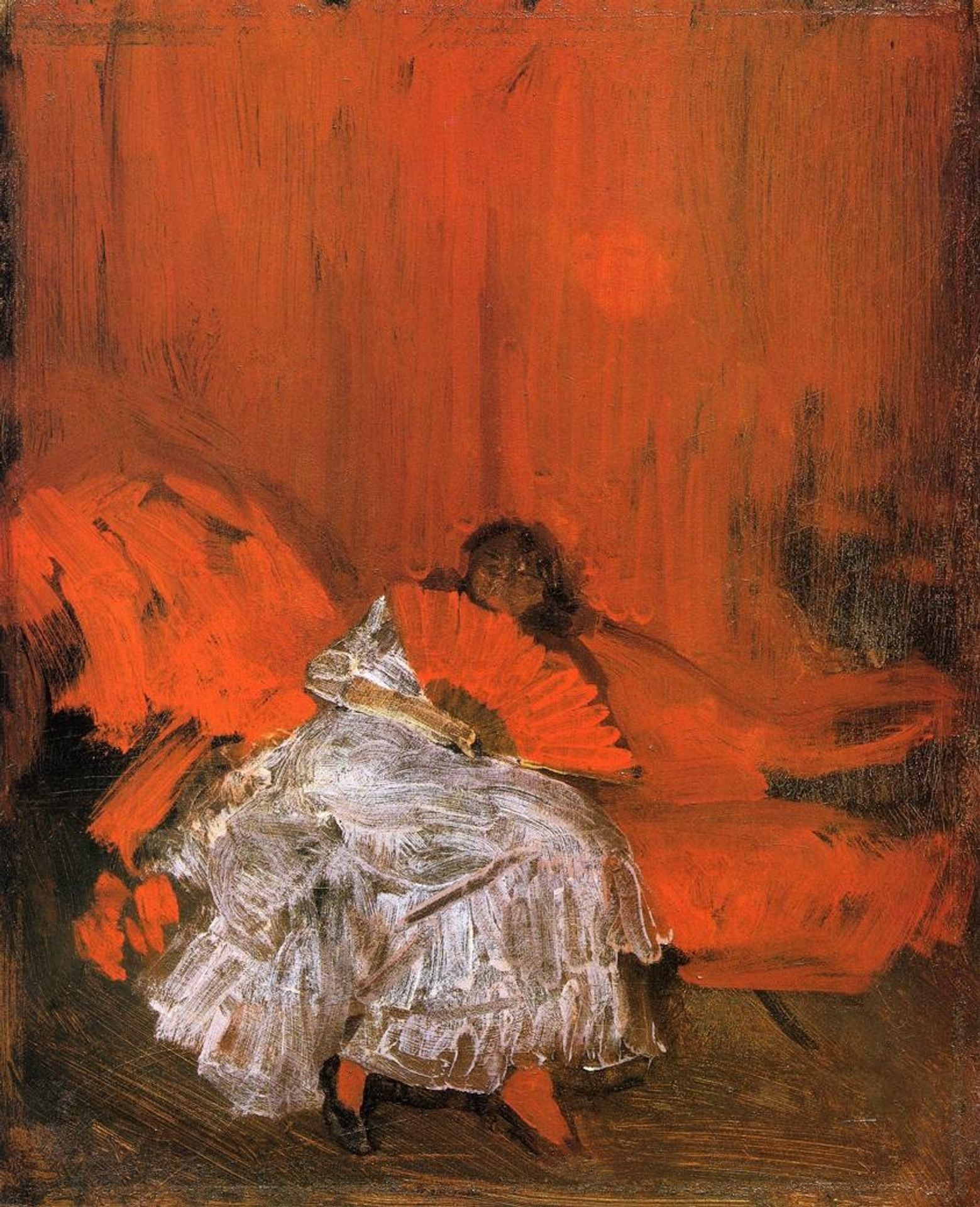 Red and Pink The Little Mephisto by James Abbott McNeill Whistler