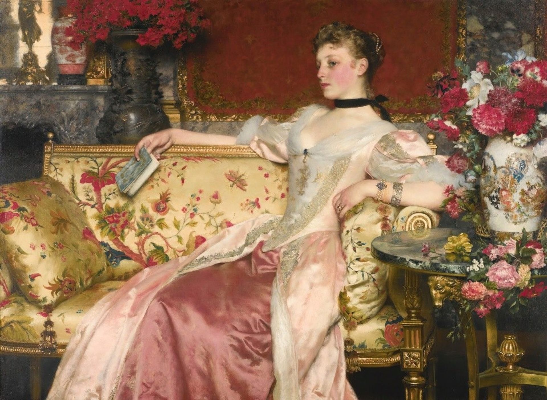 A moment of repose by Władysław Czachórski