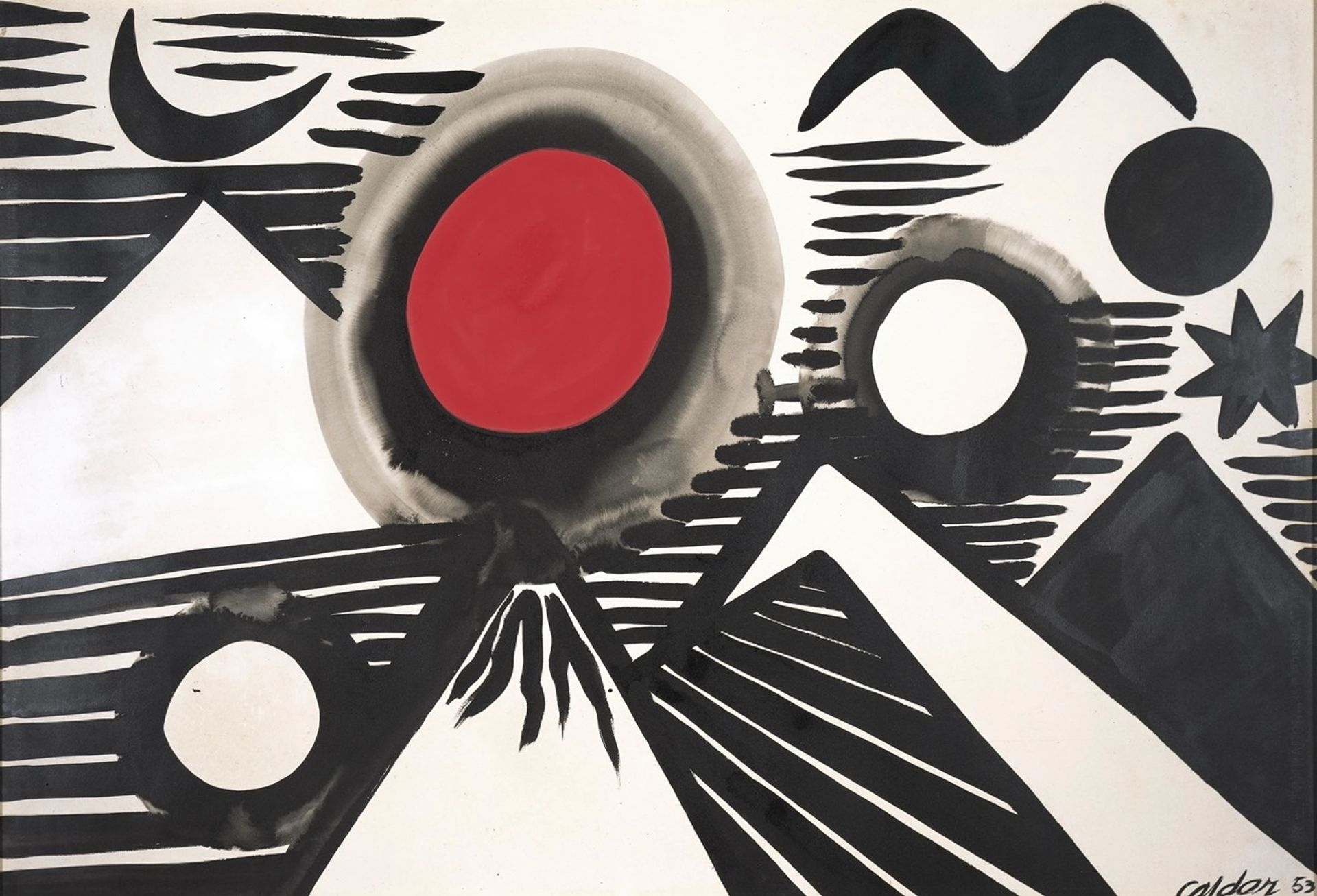 Volcanic Landscape by Alexander Calder