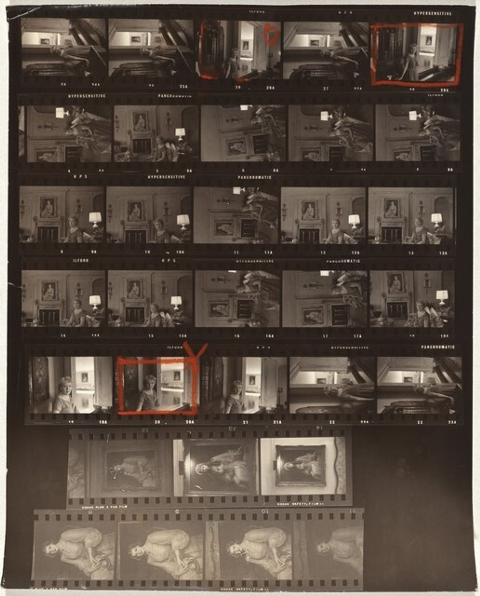 Mary Pickford at home--Hollywood 80 by Robert Frank