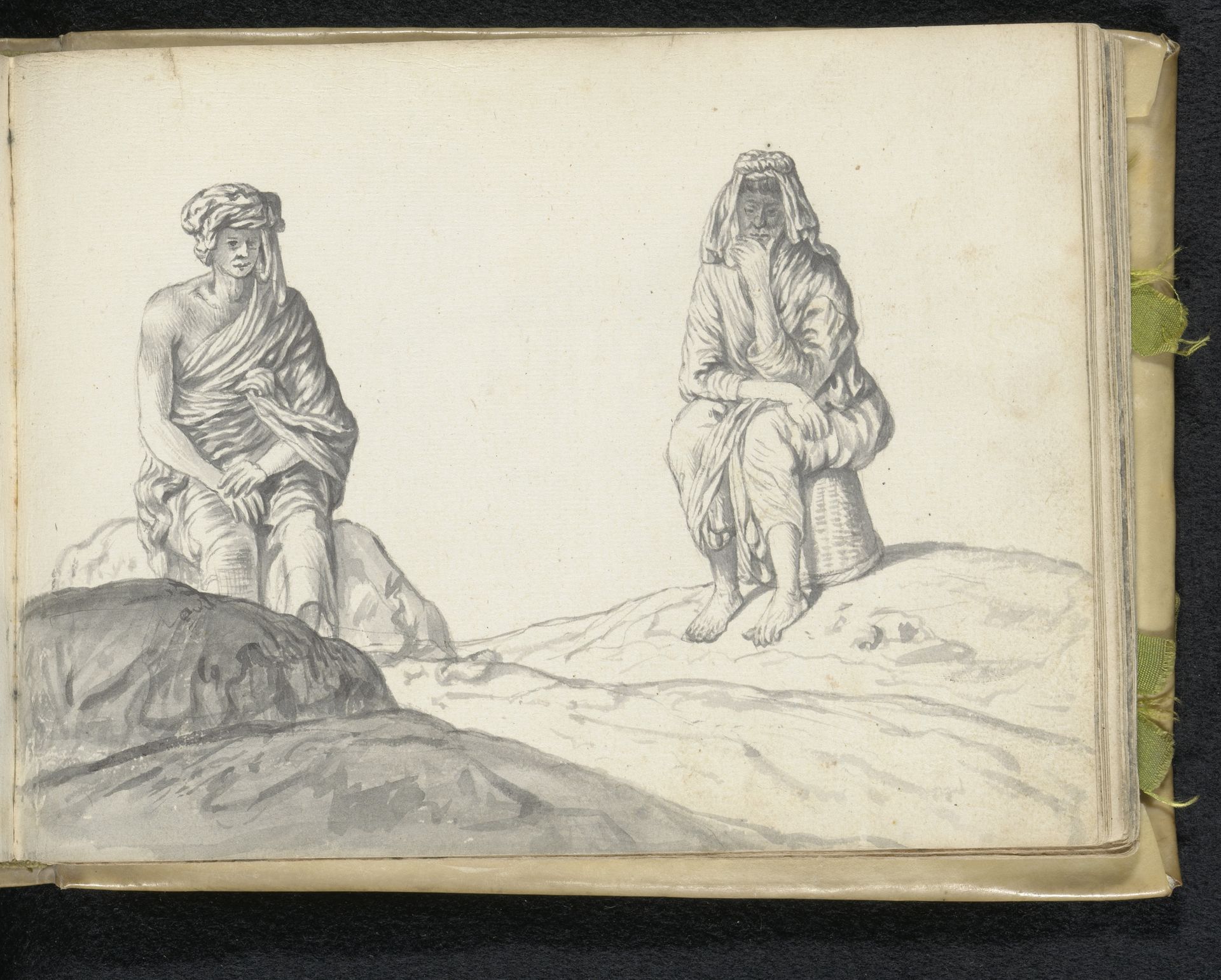 Man and woman, both labourers by Esaias Boursse