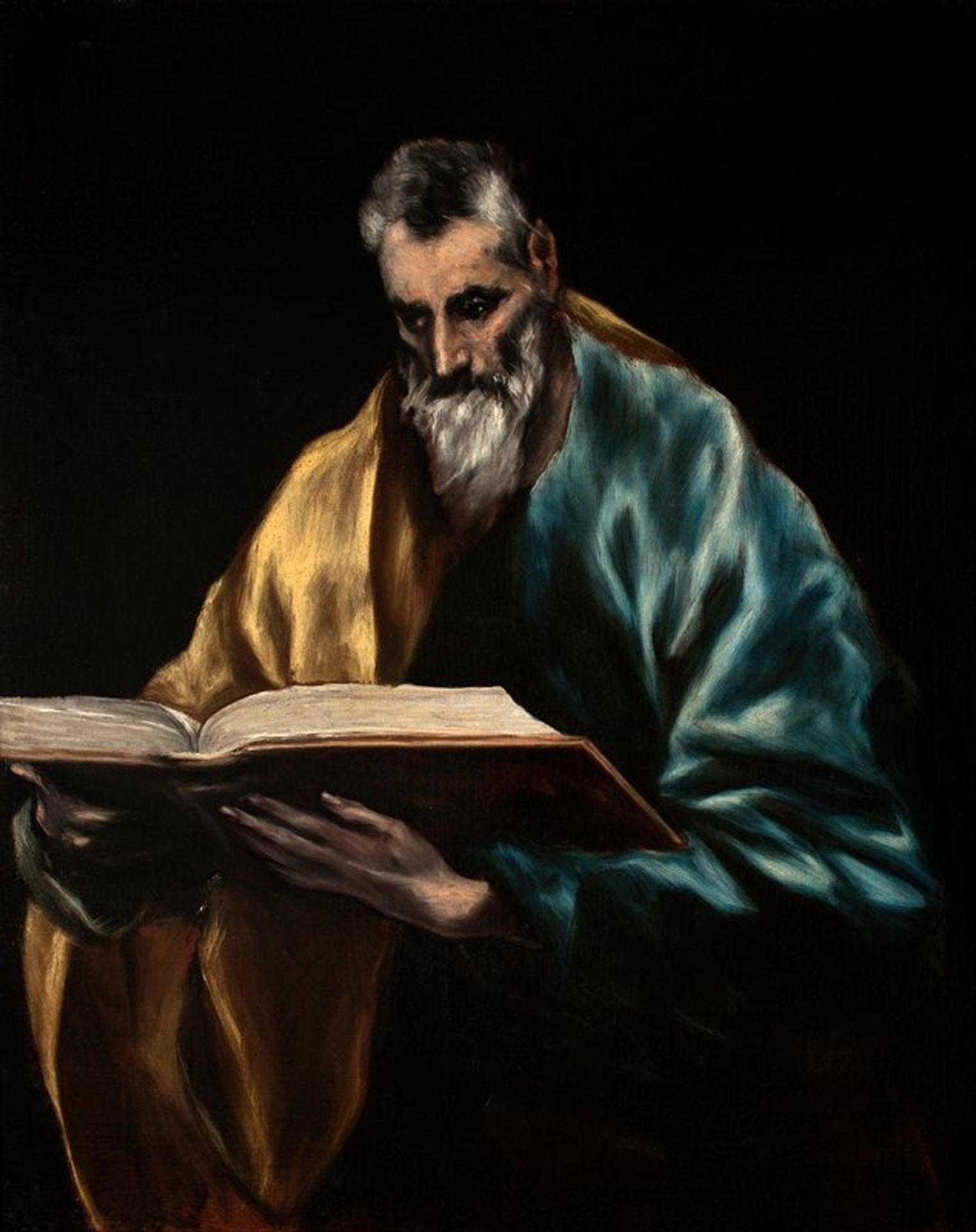 Apostle Saint Simon by El Greco (Domenikos Theotokopoulos)