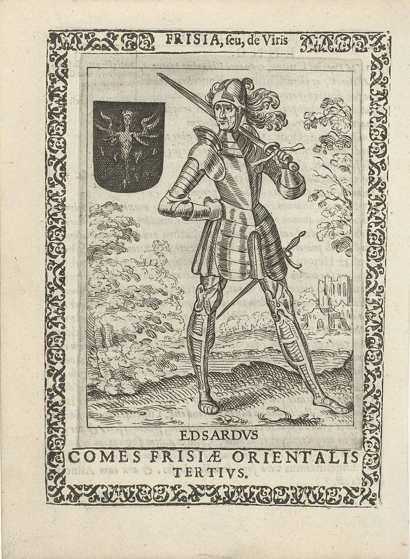 Edzard I, derde graaf van Oost-Friesland by Pieter Feddes van Harlingen