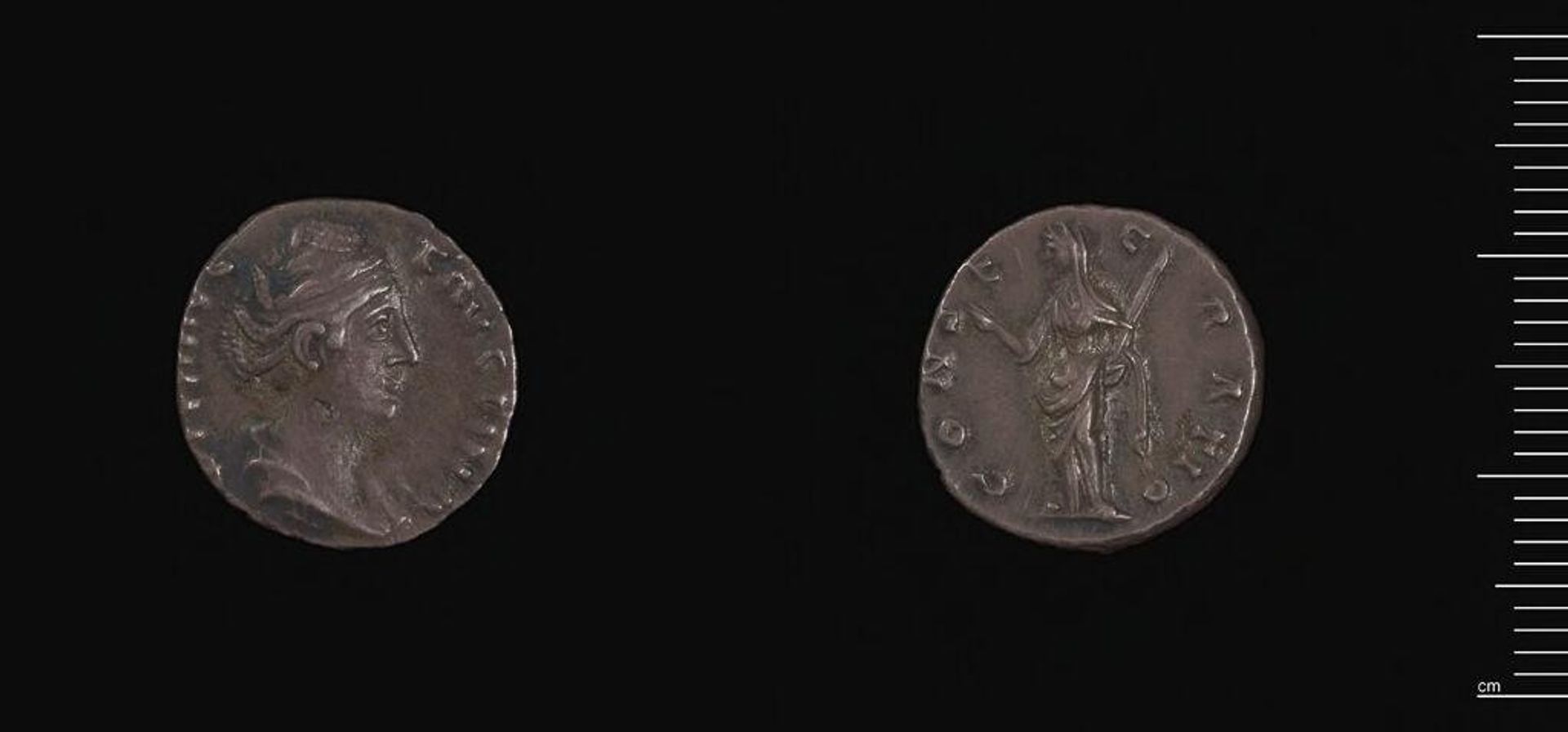 Denarius of Faustina I by Faustina I