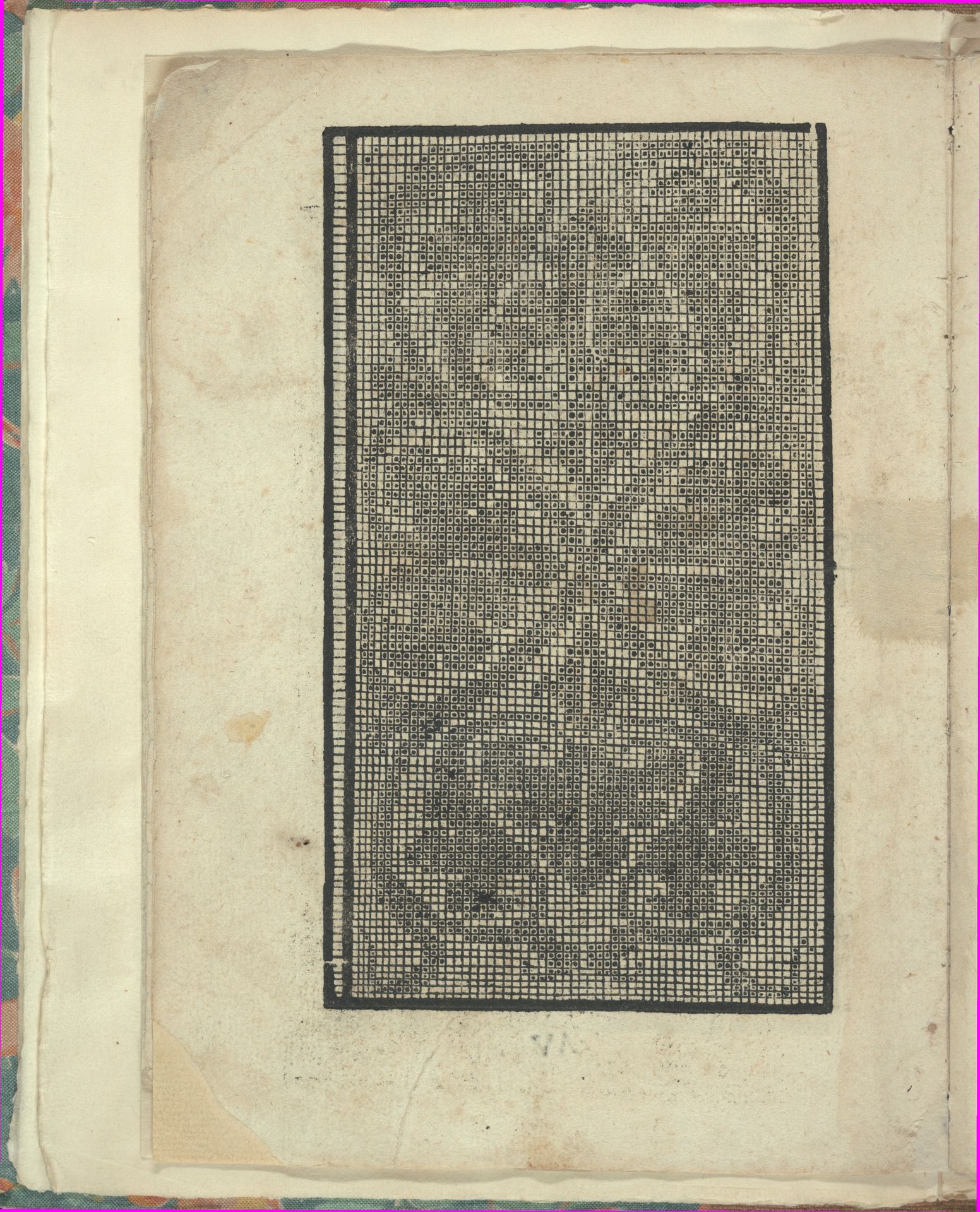 Opera Nova Universali intitulata Corona di racammi, page 5 (verso) by Giovanni Andrea Vavassore
