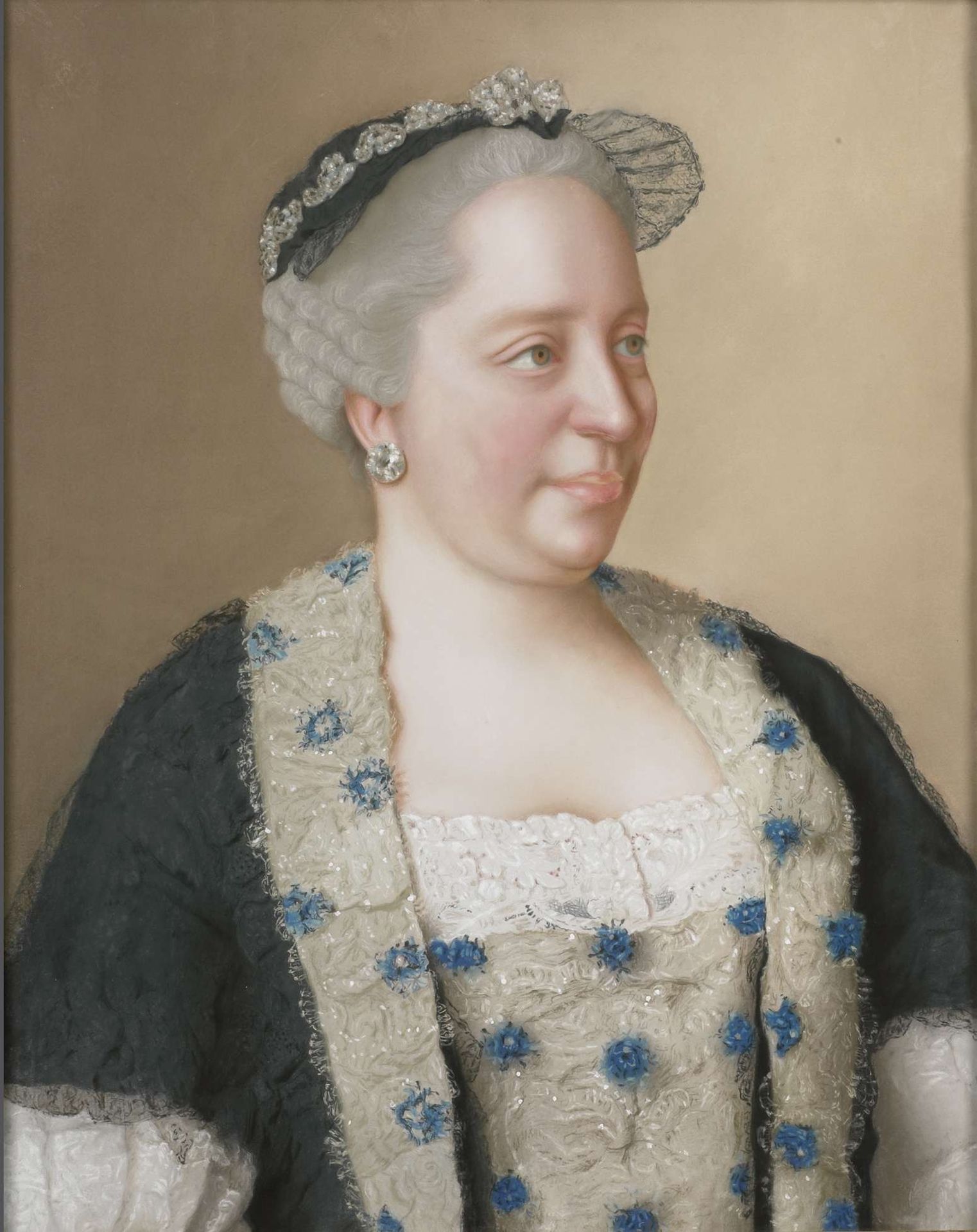 Maria Theresia van Oostenrijk (1717-80), aartshertogin van Oostenrijk, koningin van Hongarije en Bohemen, Rooms-Duits keizerin by Jean-Étienne Liotard