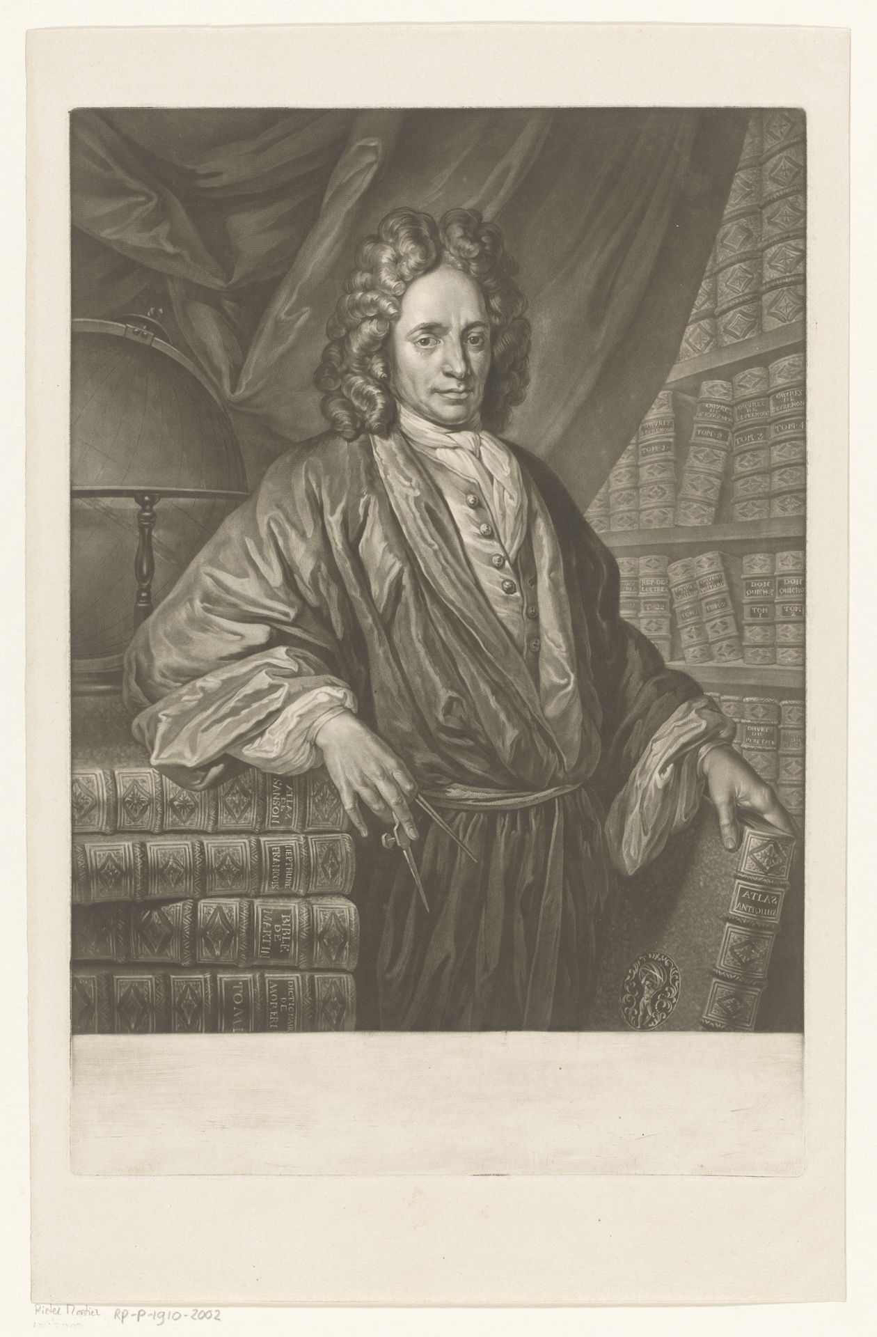 Portret van Pieter Mortier I by James McArdell