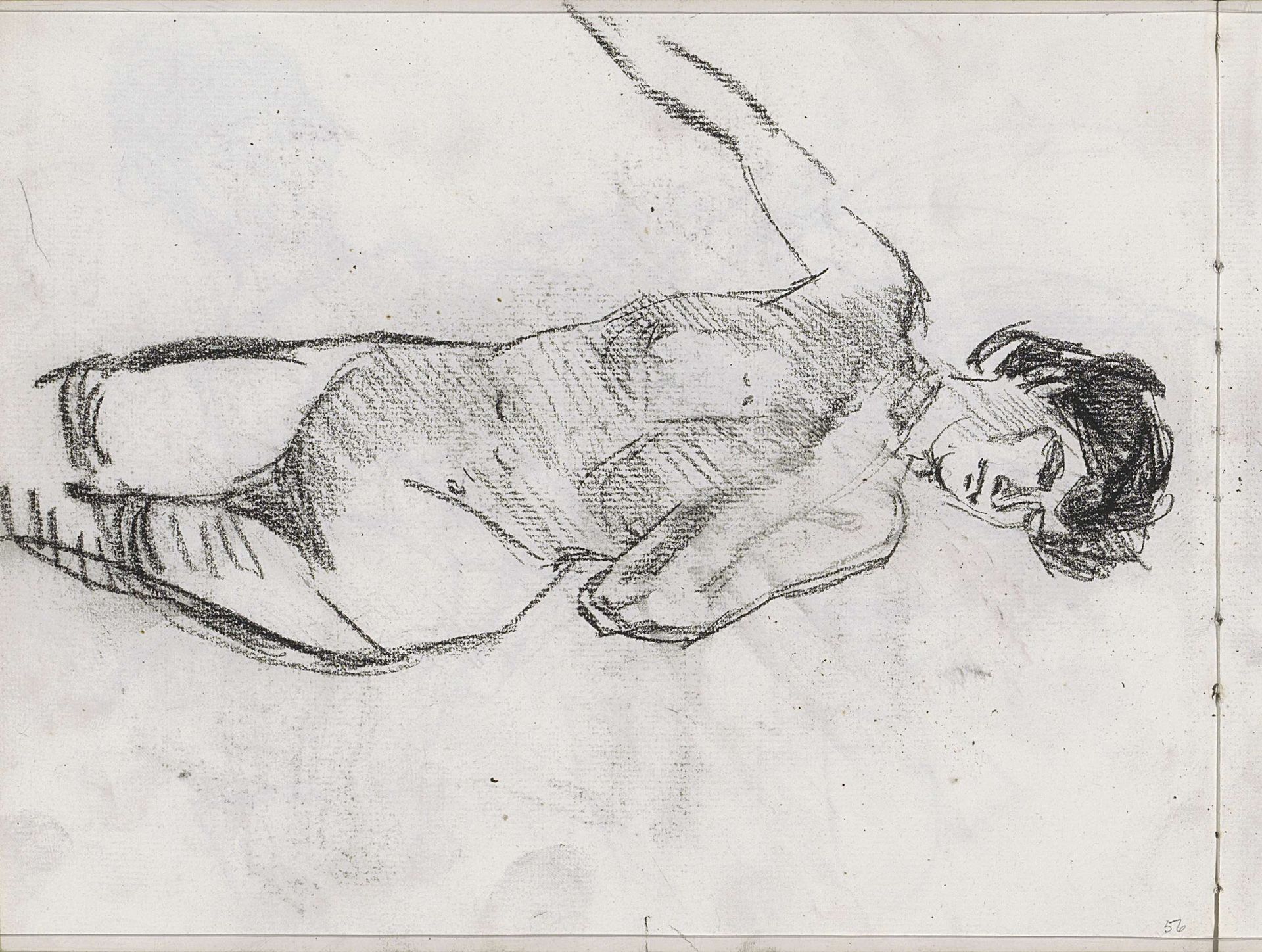 Standing Female Nude by Isaac Israels