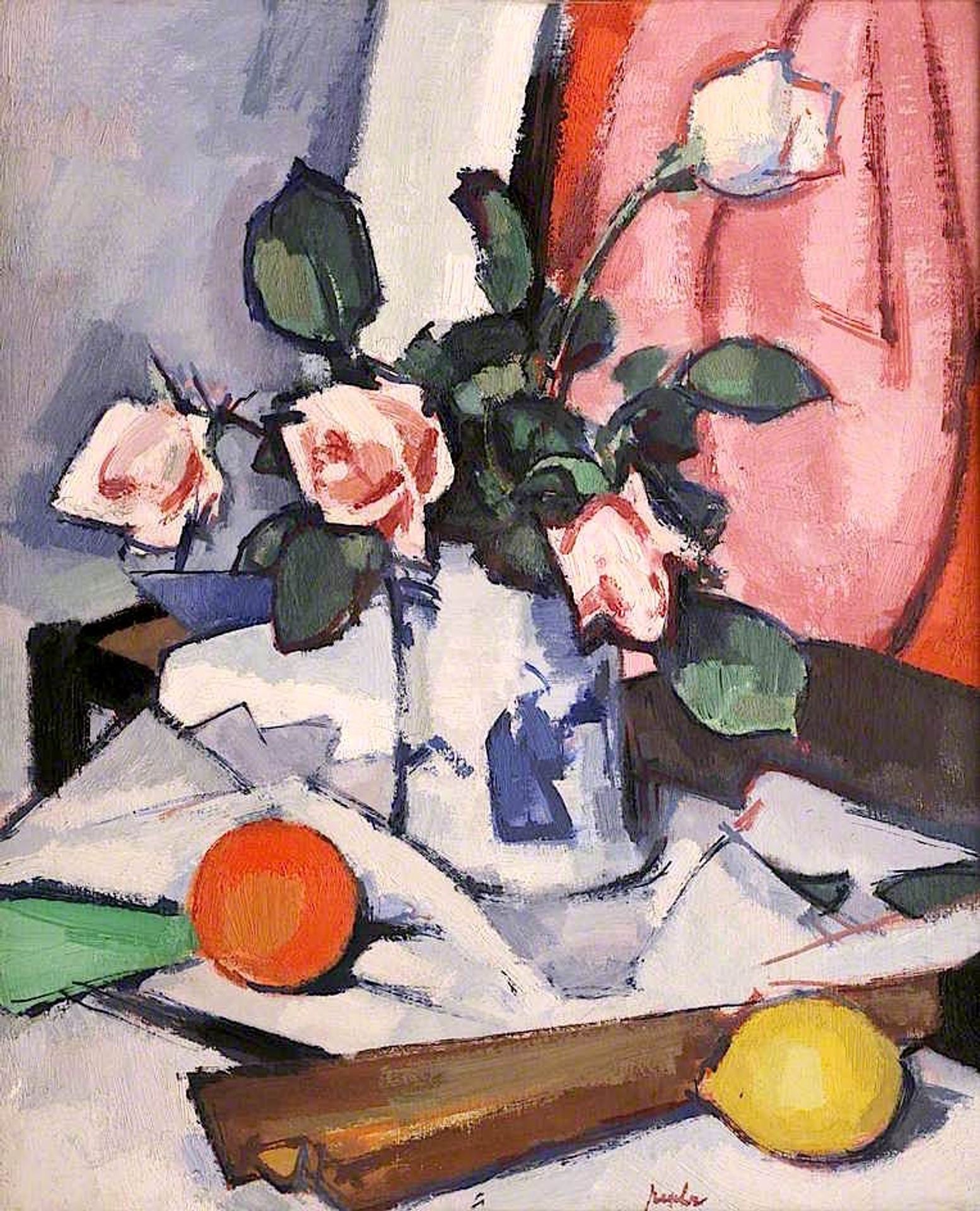 Pink Roses by Samuel Peploe