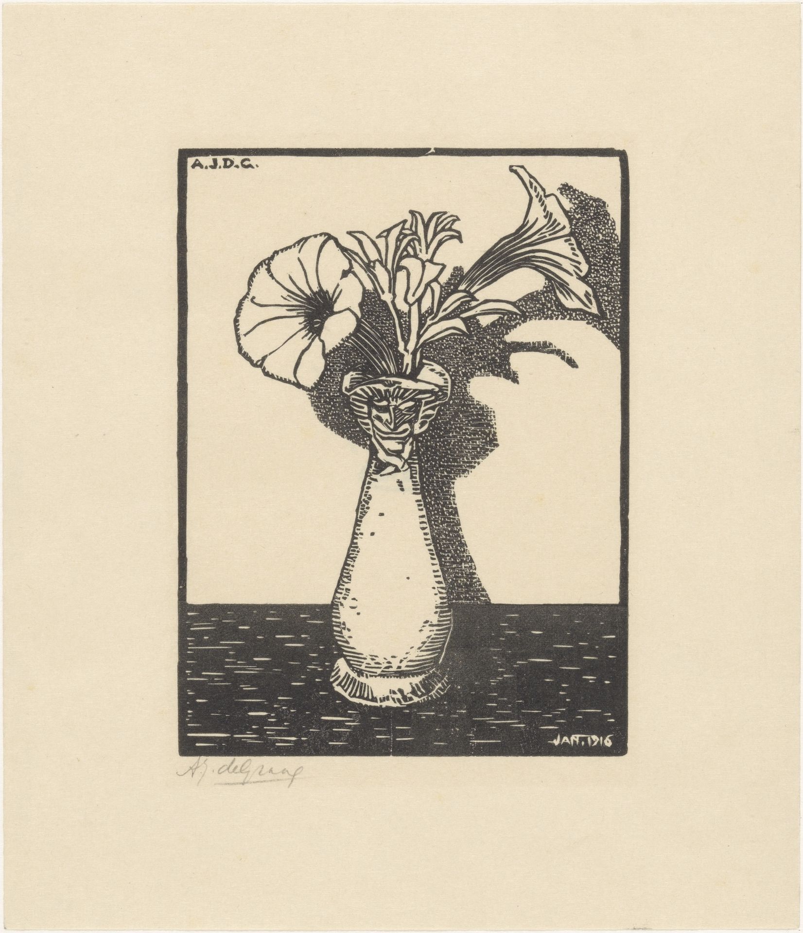 Vaas met bloemen by Julie de Graag