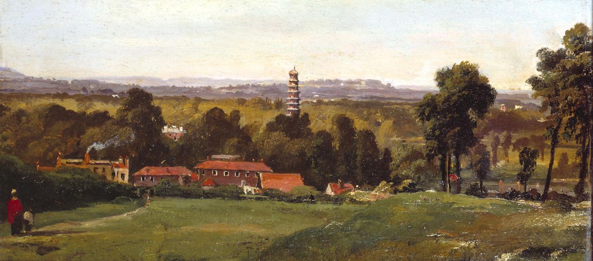 Kew Gardens from Richmond Hill by  Richard H. Hilditch