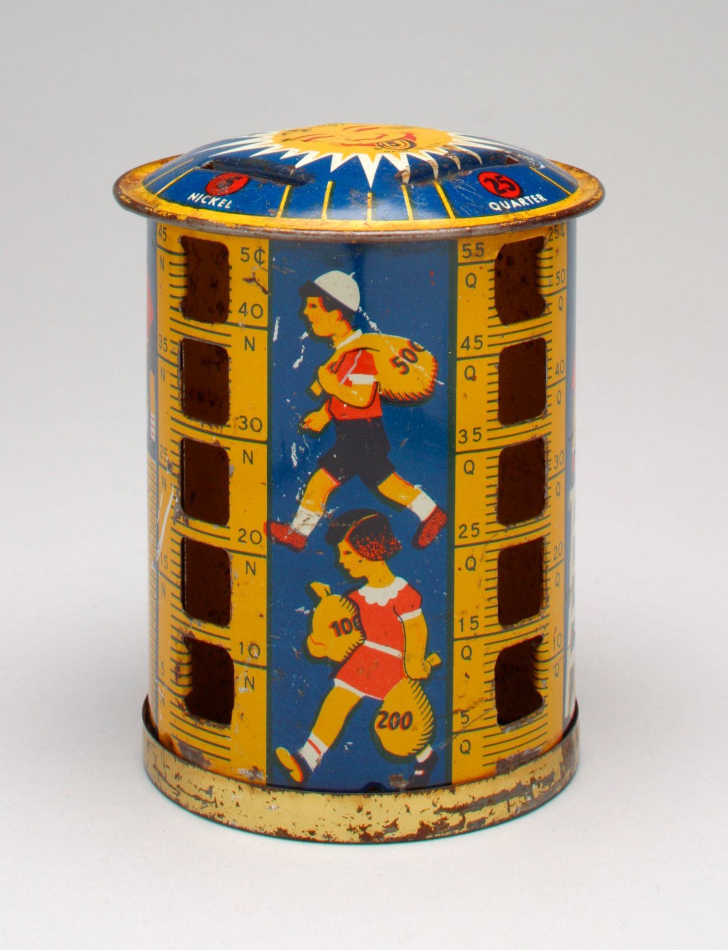 Cylinder still bank by Anonymous