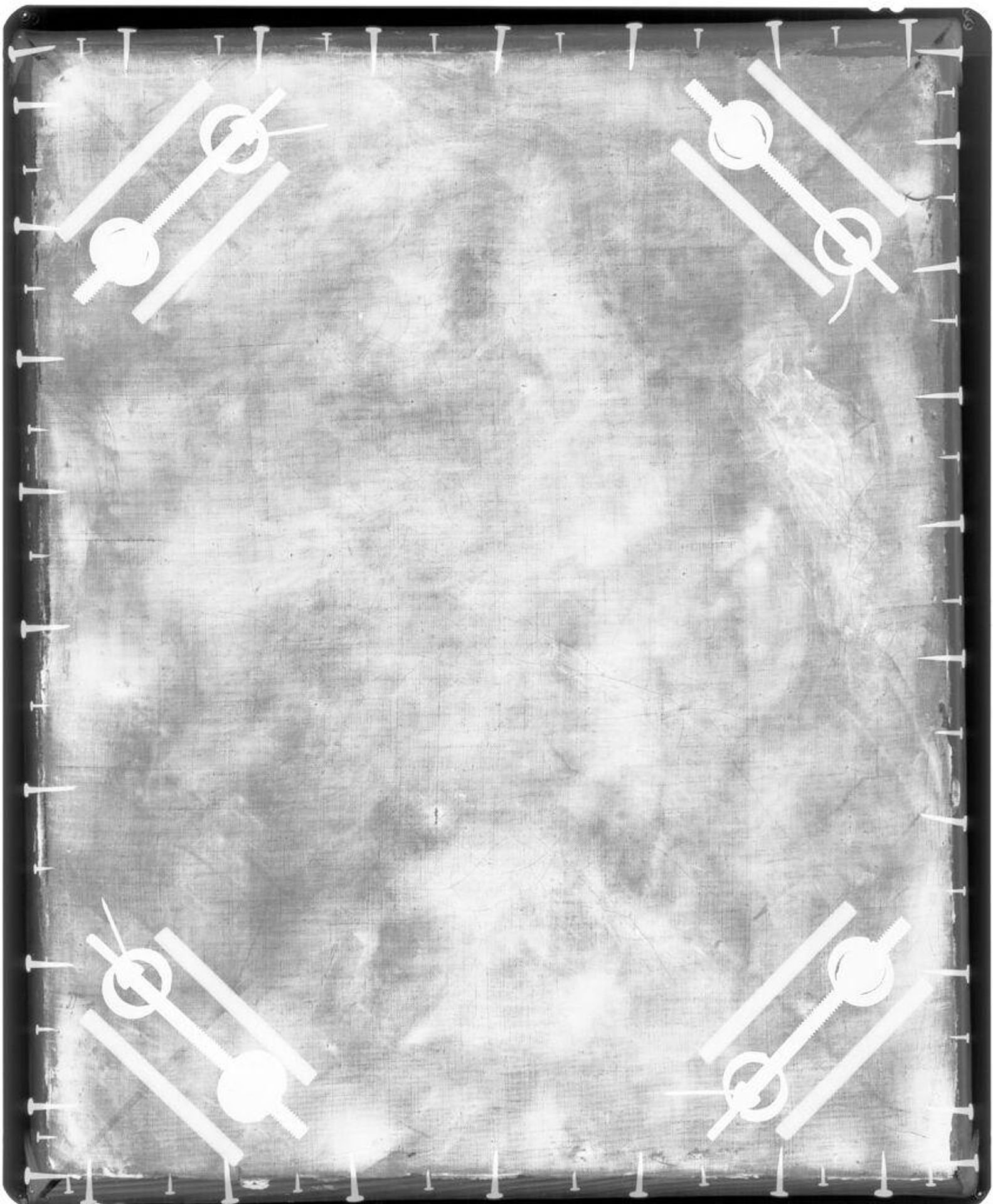 X-radiograph(s) of "Le Barreau" by Artist of original: HonorÃ©-Victorin Daumier