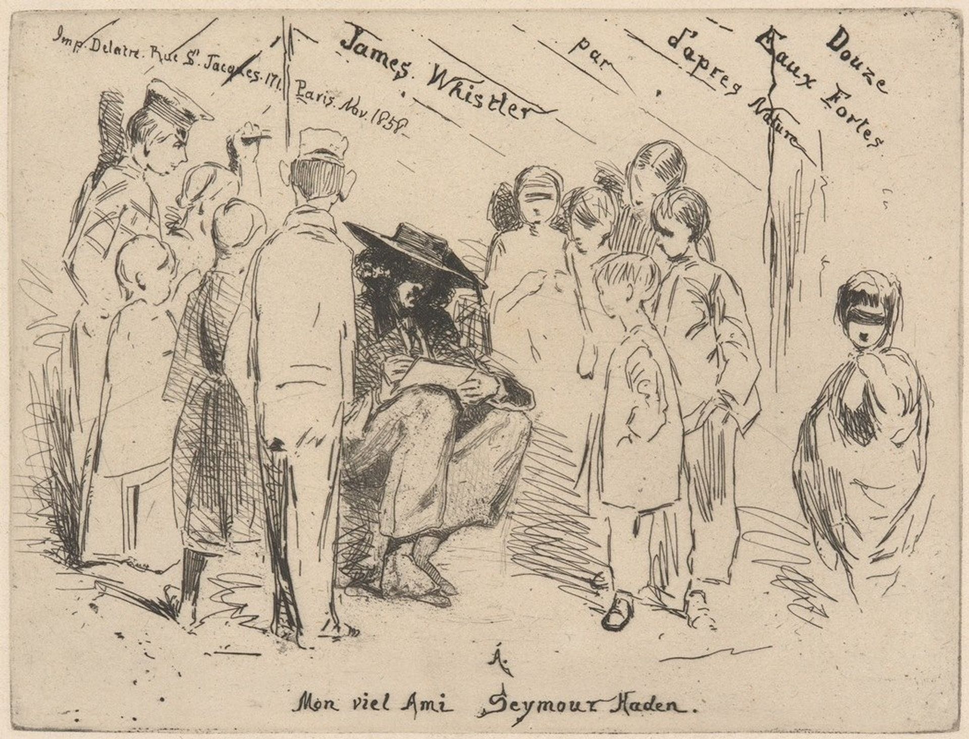 Title to the French Set by James Abbott McNeill Whistler