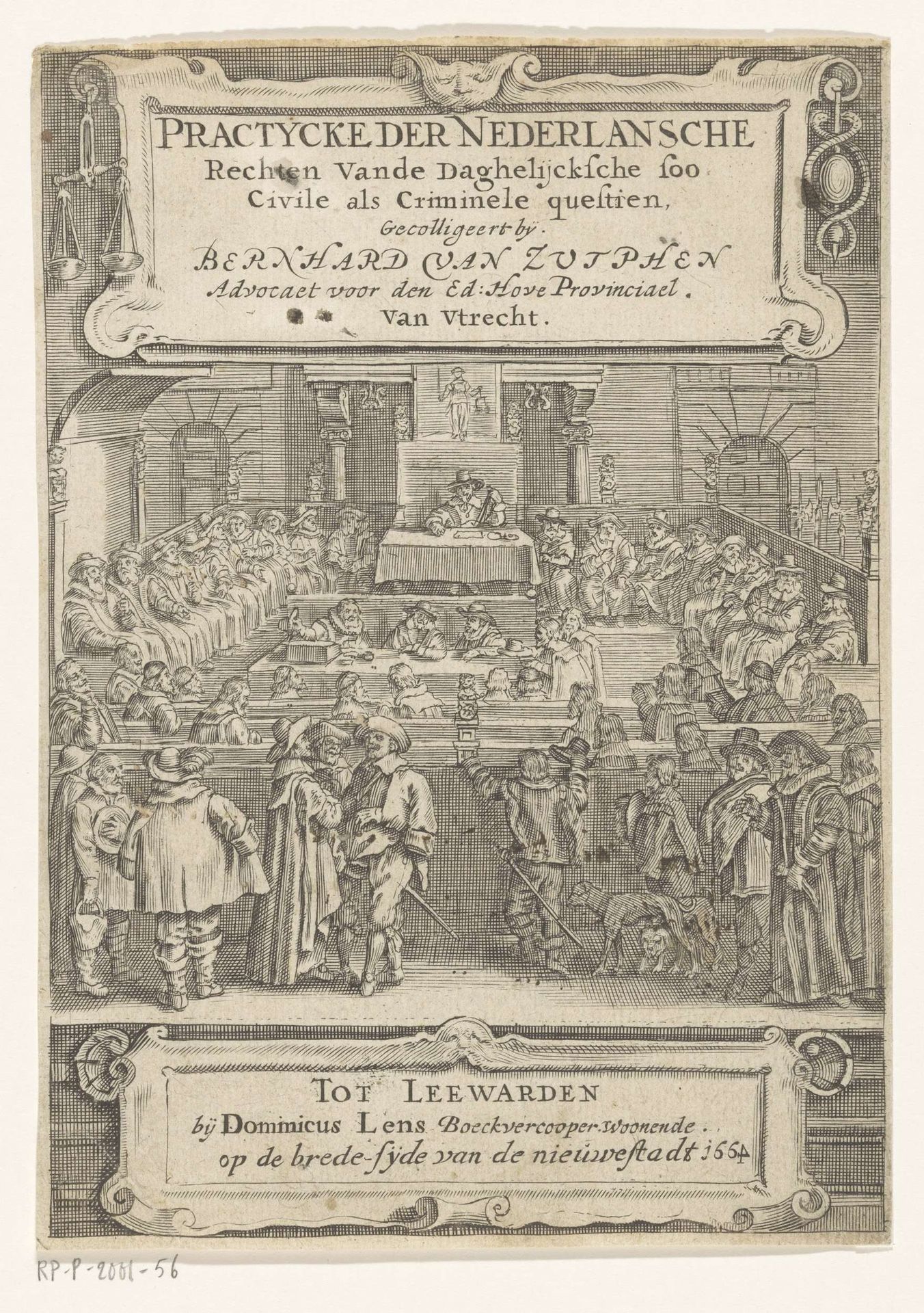 Gezicht in een rechtszaal by Anonymous