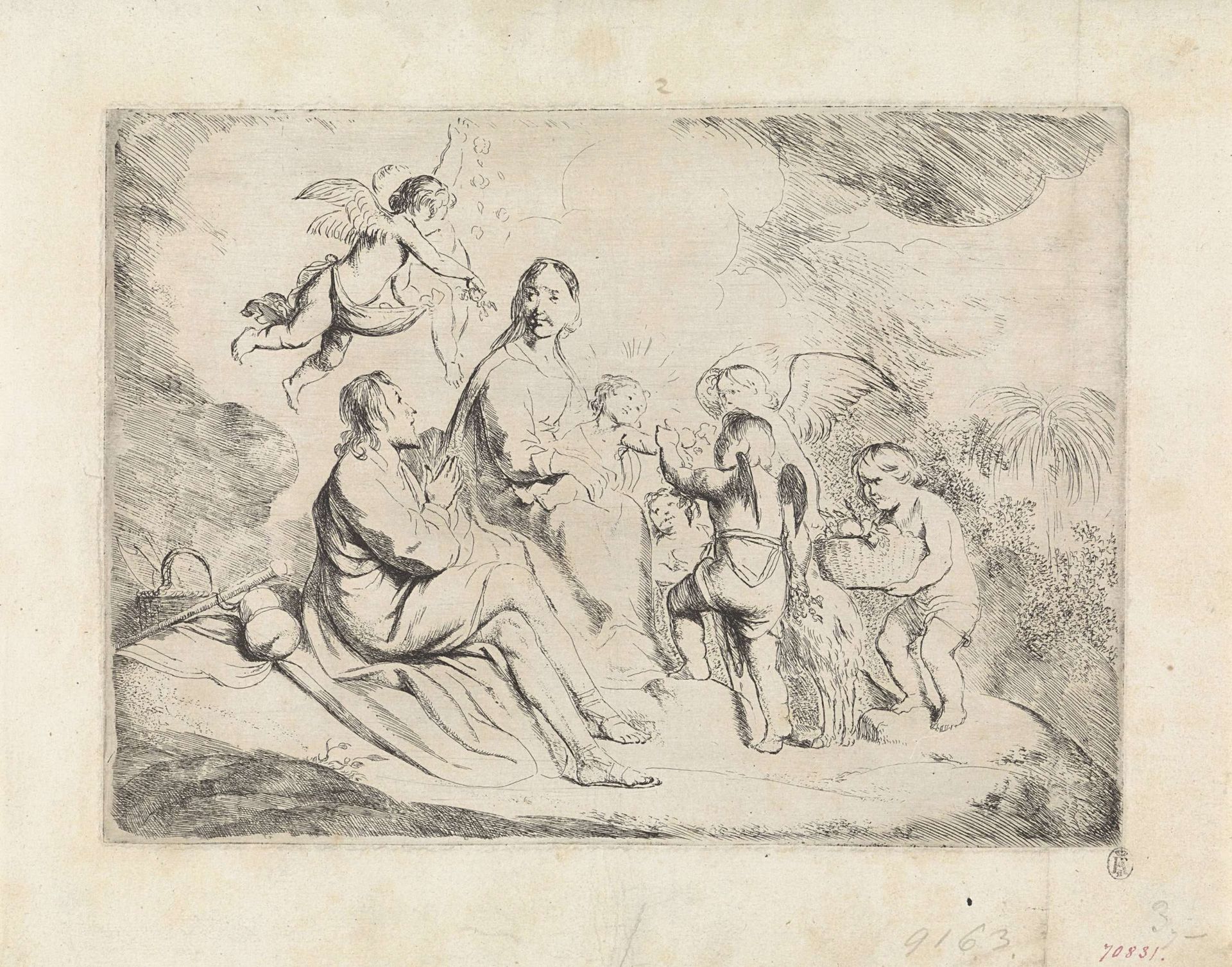 Rest on the Flight into Egypt by Hans Horions