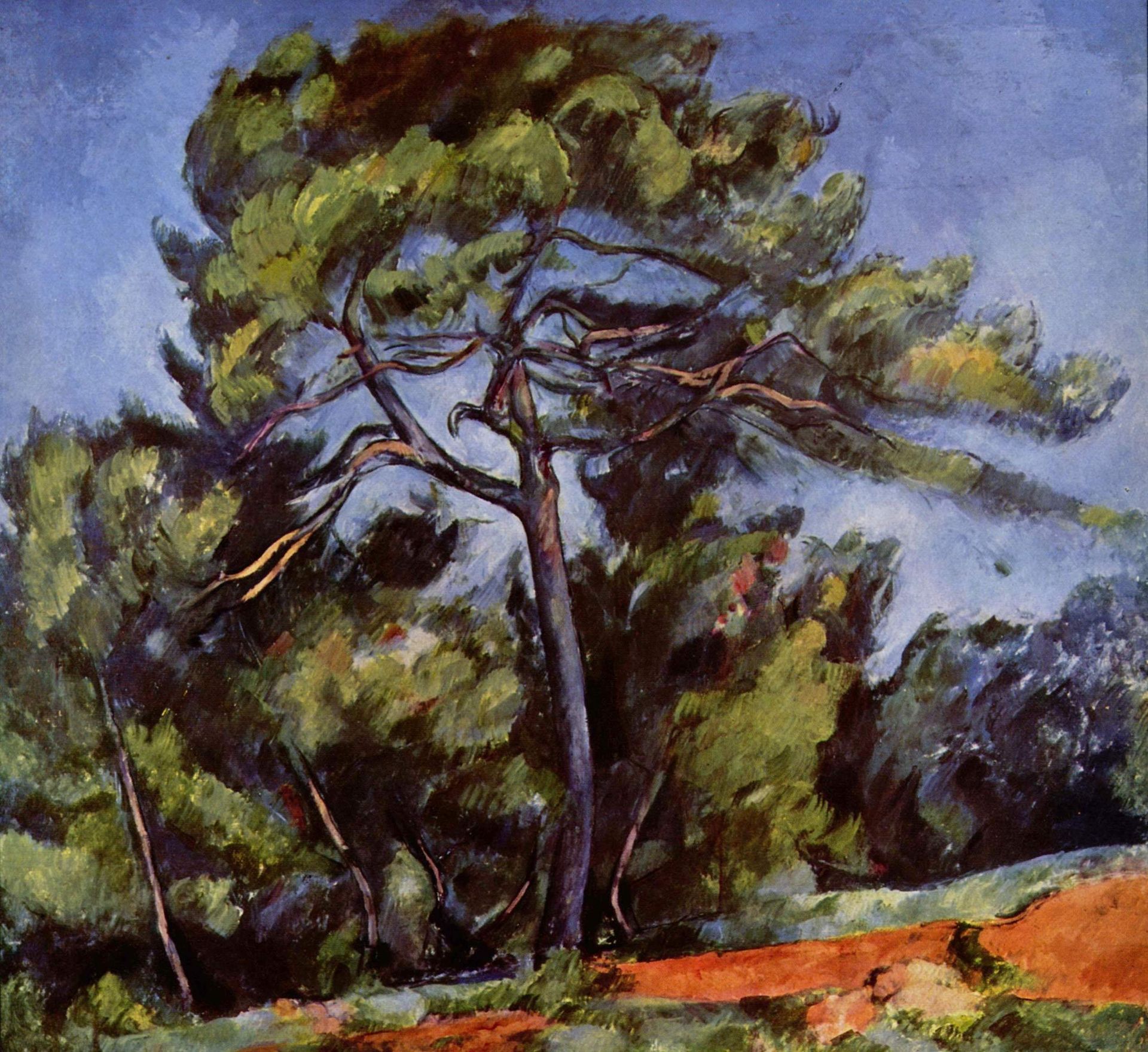 The Great Pine by Paul Cézanne