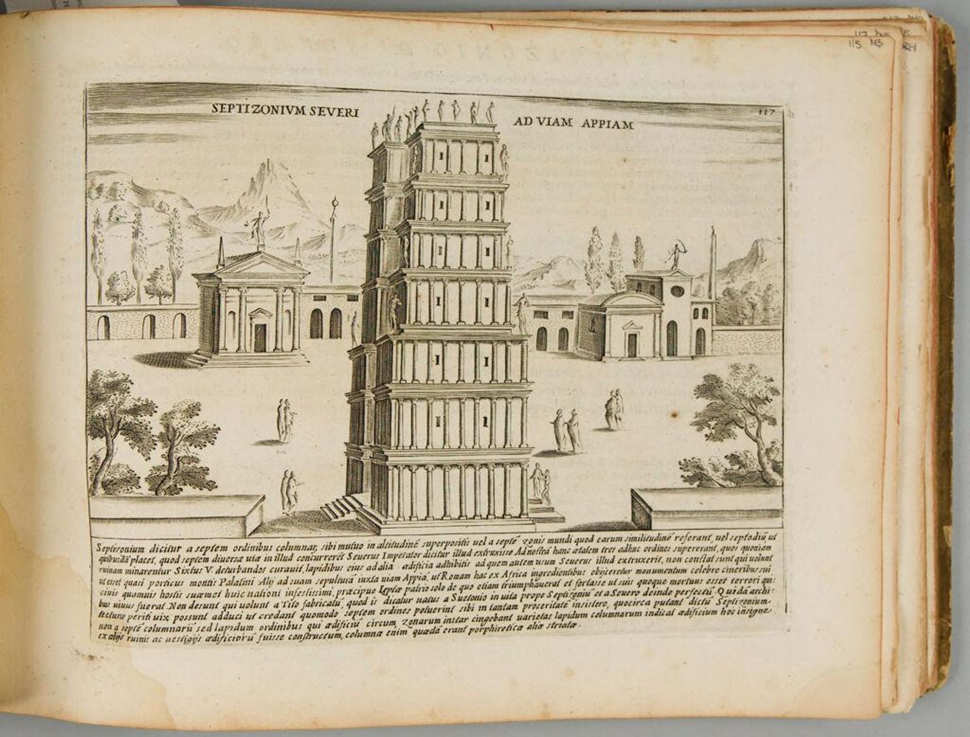 The Severan Septizonium on the Via Appia by Giacomo Lauro