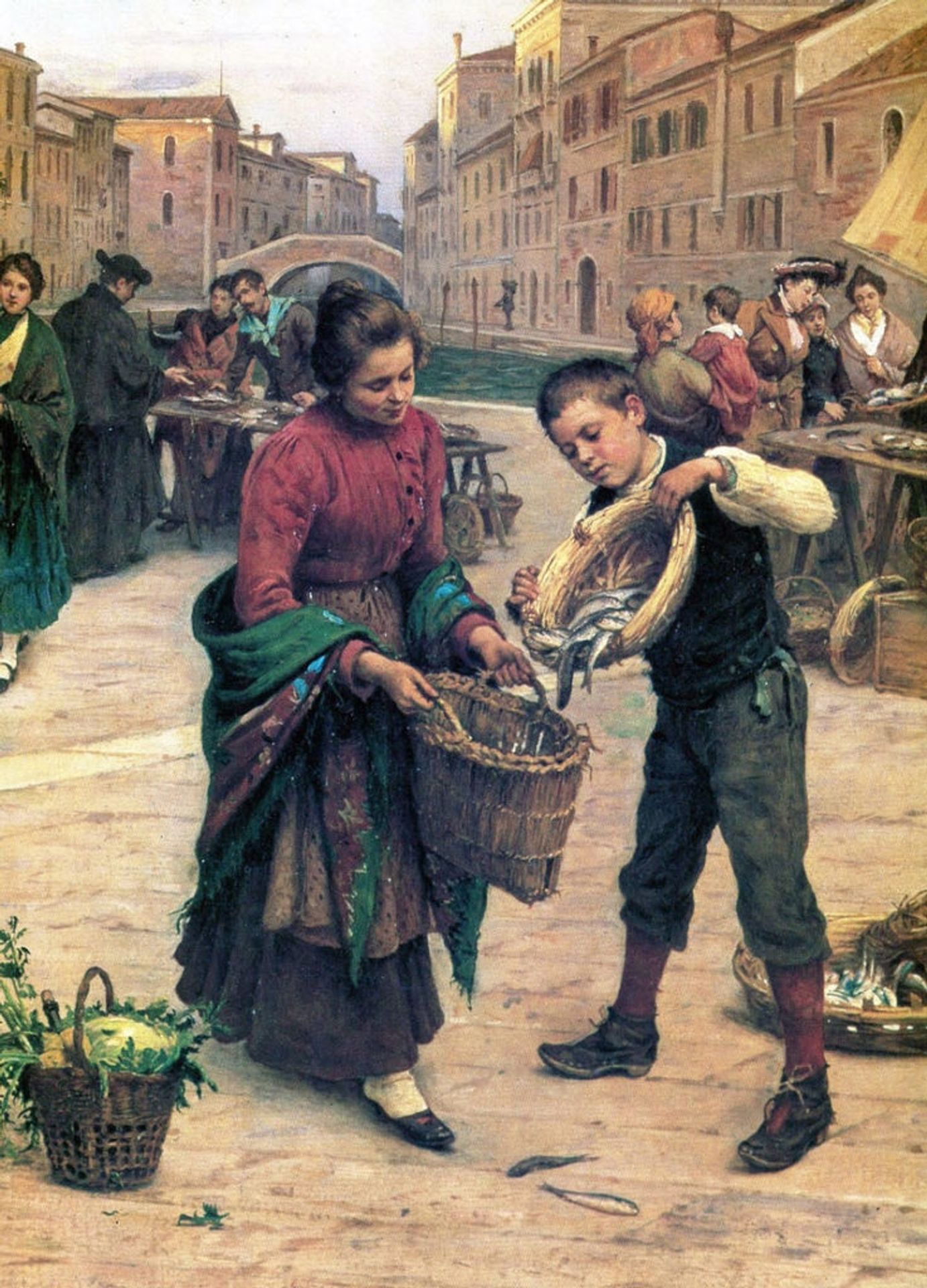 The fish market by Antonio Paoletti