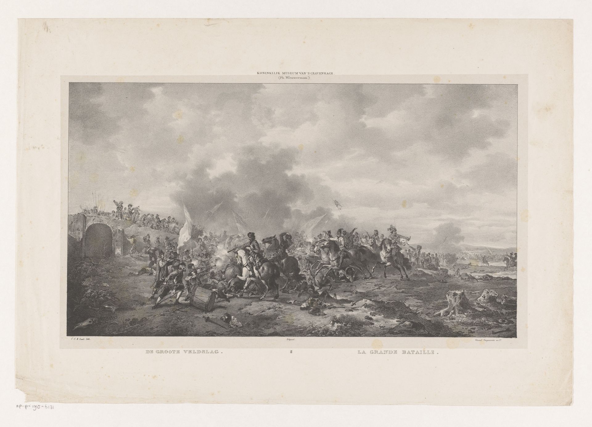 Veldslag by Carel Christiaan Antony Last