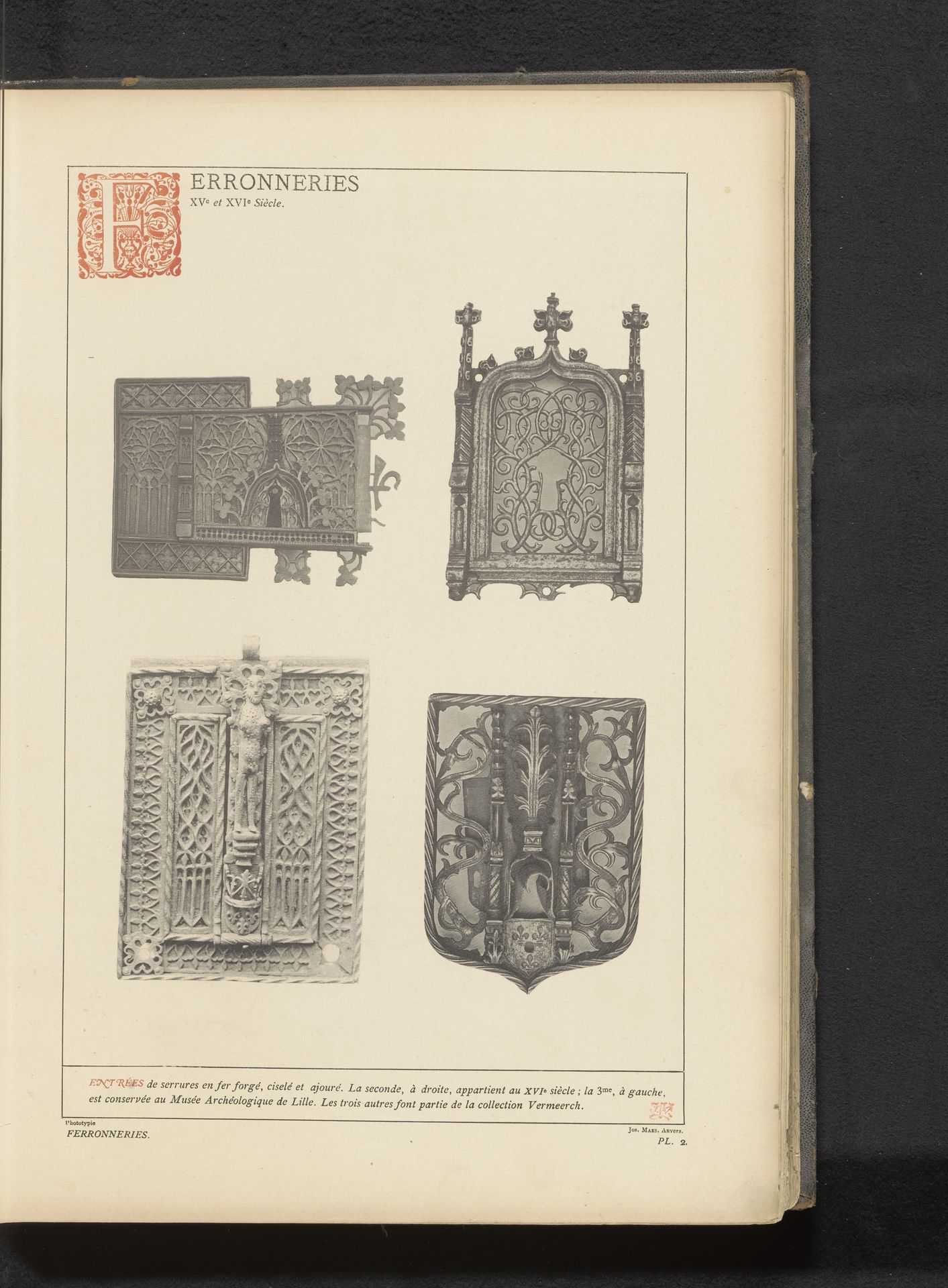 Sloten van smeedijzer by Anonymous