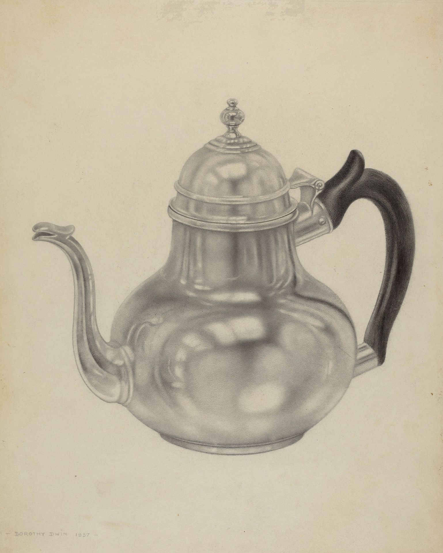 Silver Teapot by Dorothy Dwin