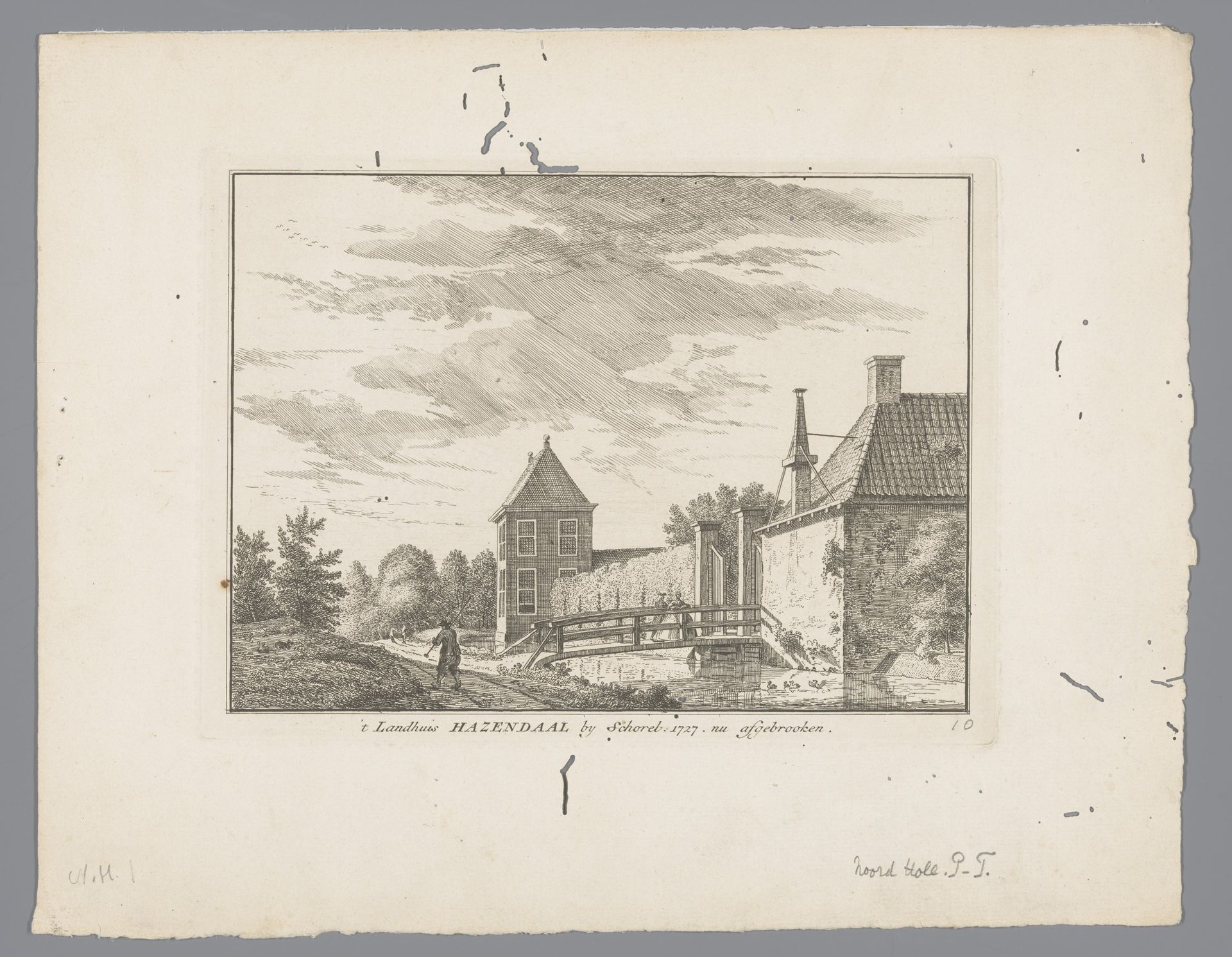Gezicht op het Kennemerland by Hendrik Spilman