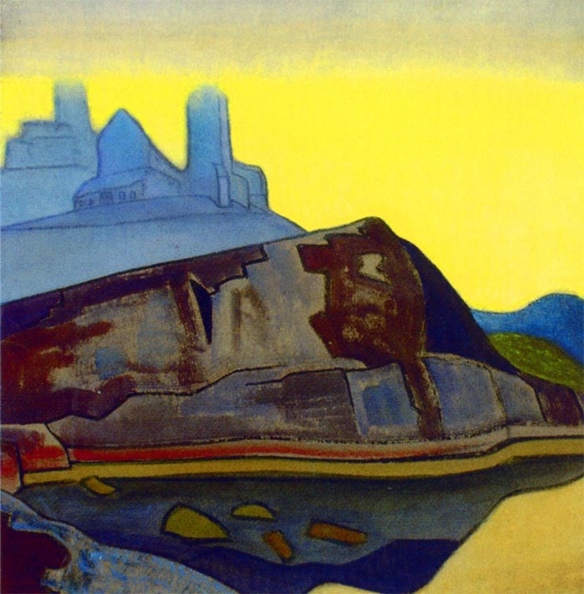 Linnasaari, Ladoga lake by Nicholas Roerich