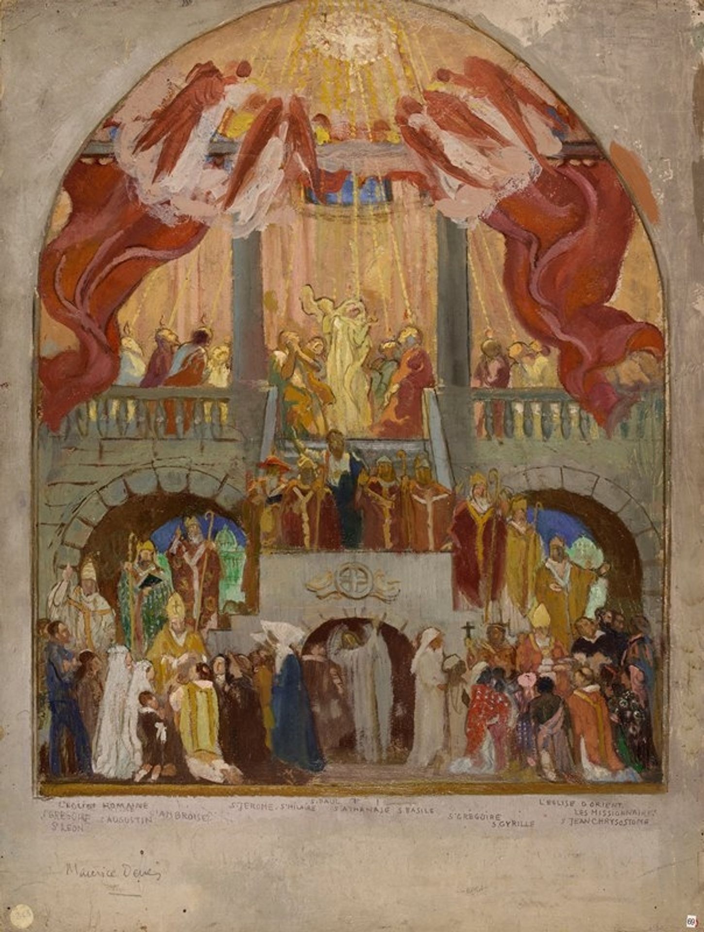 La Pentecôte, l’Eglise romaine, l’Eglise d’orient by Maurice Denis