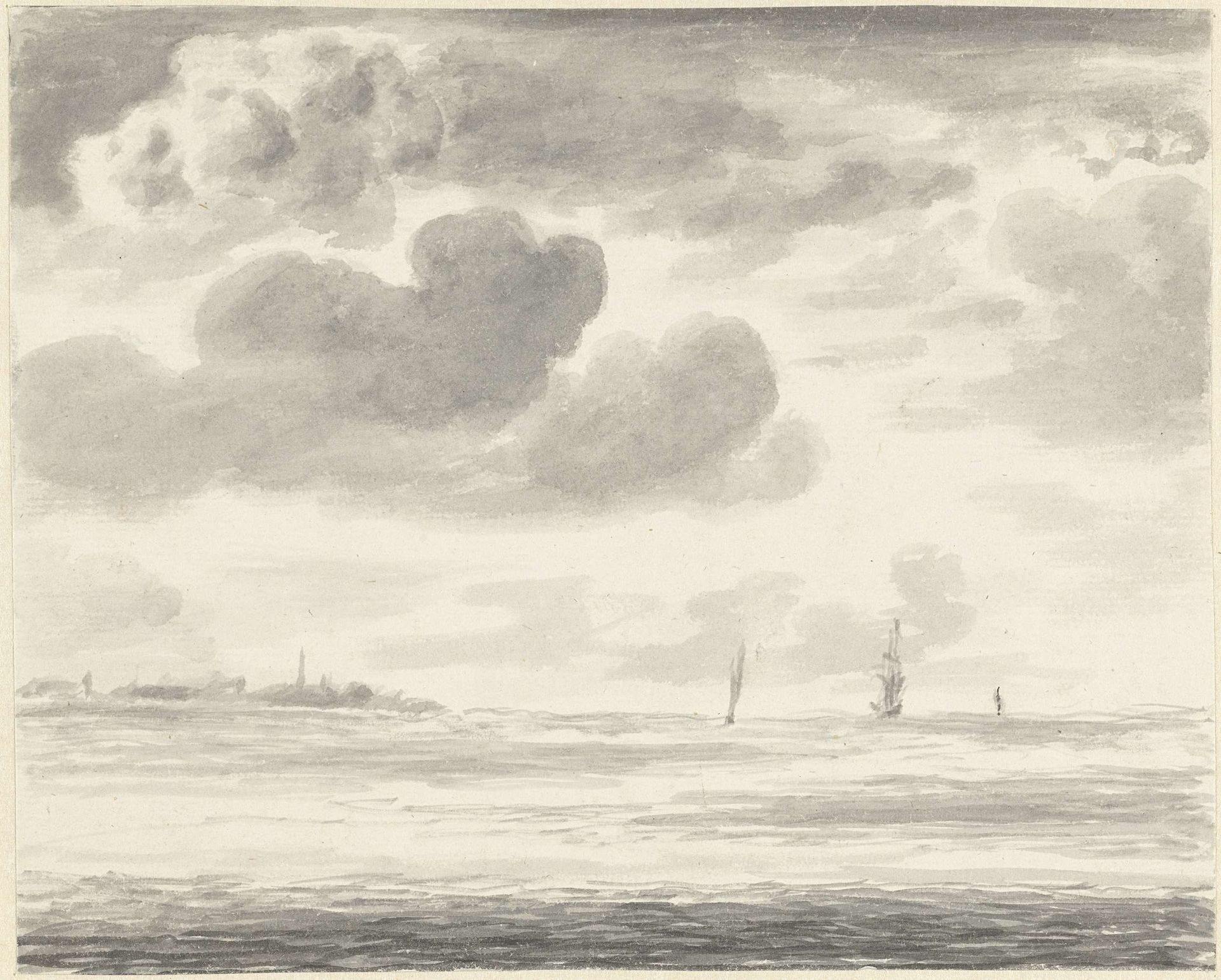 Zeegezicht by Pieter Idserts