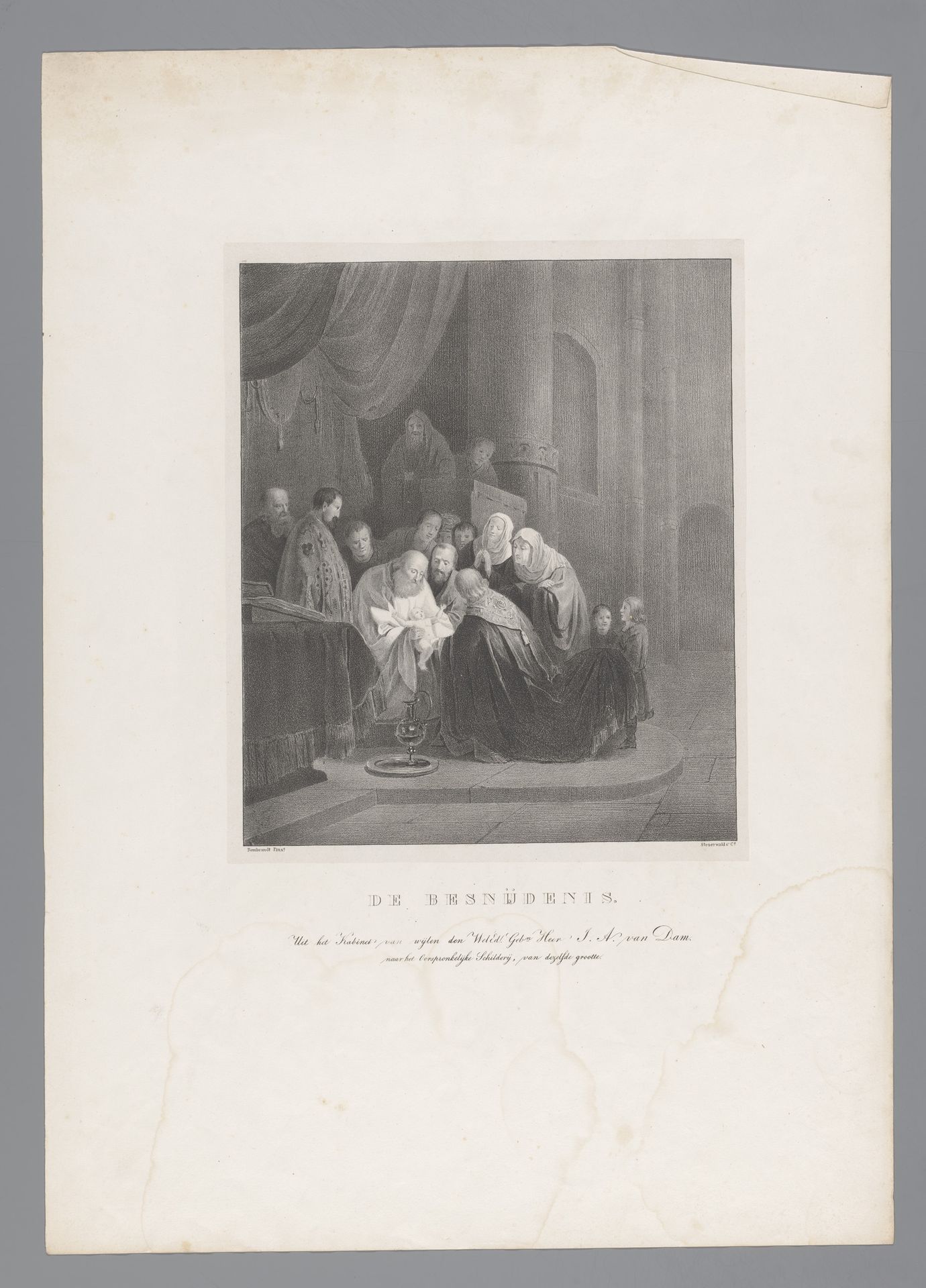 Besnijdenis van Christus in de tempel by Jan Dam Steuerwald