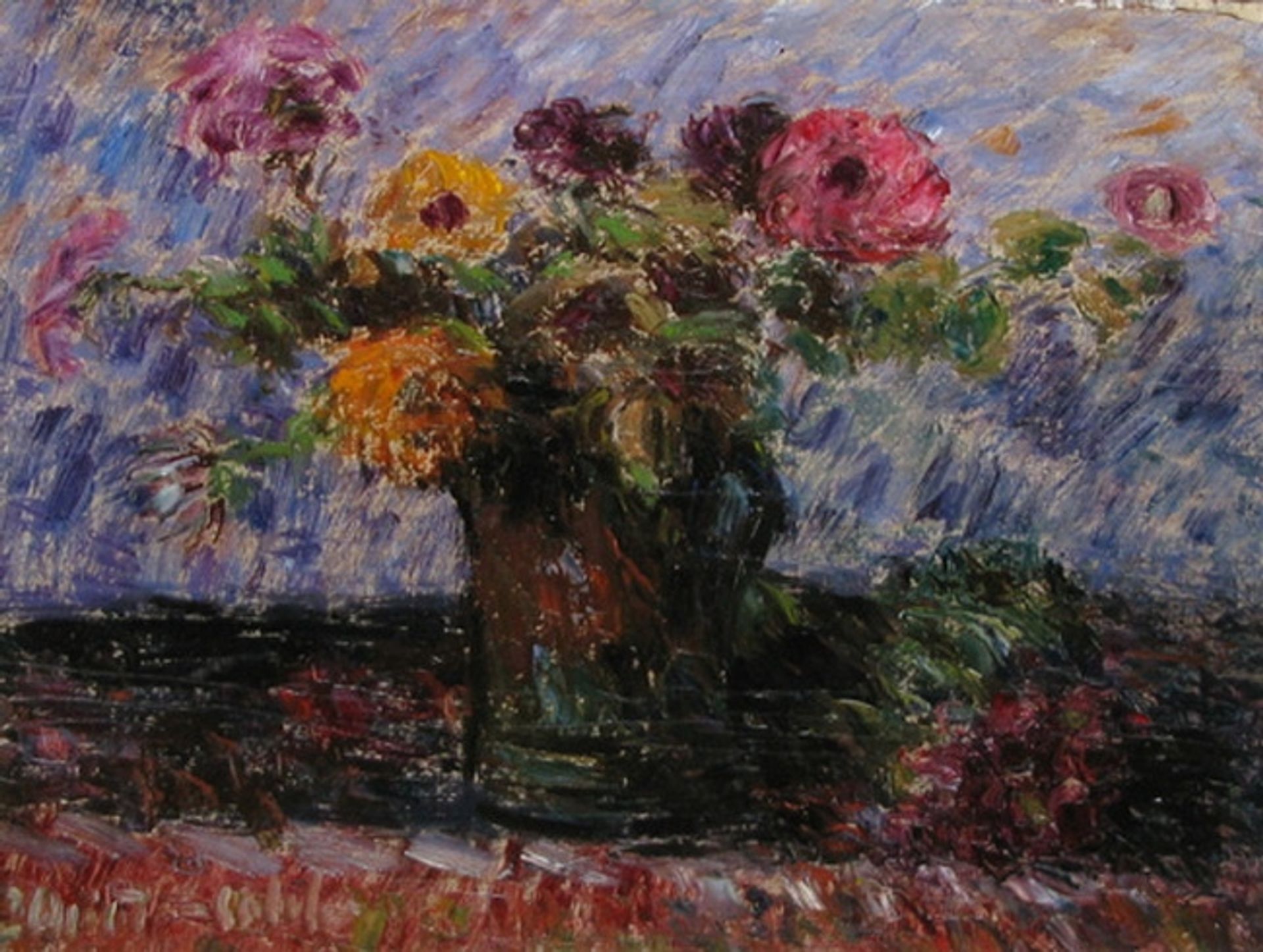 Mug With Anemones by Dumitru Ghiatza