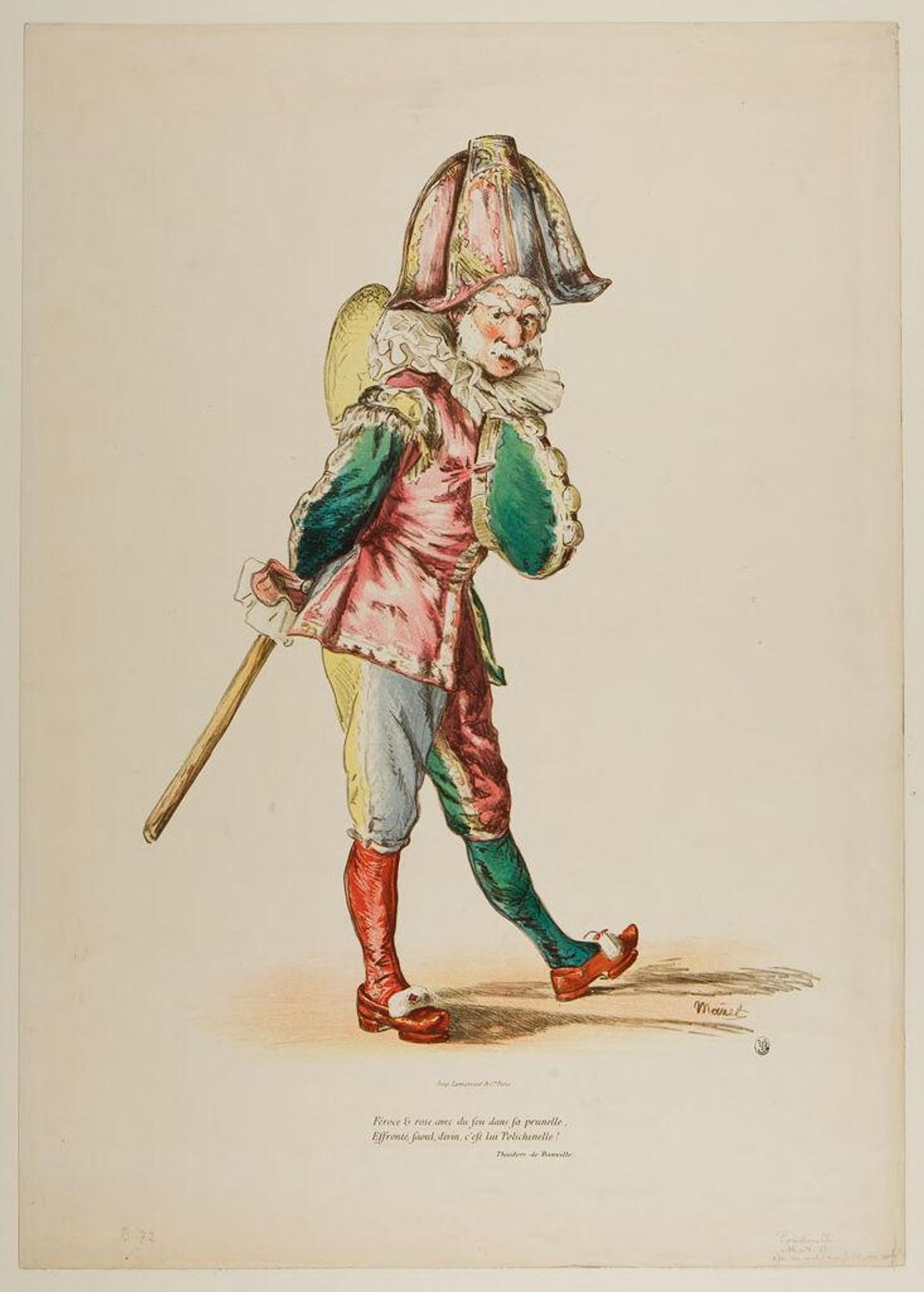 Polichinelle by Edouard Manet