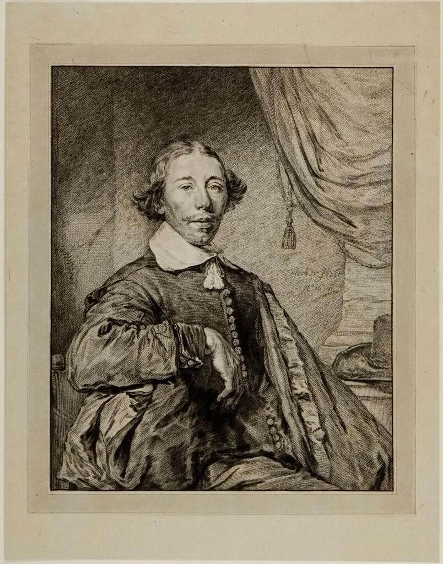 Portrait of a Seated Gentleman by Cornelis Ploos van Amstel