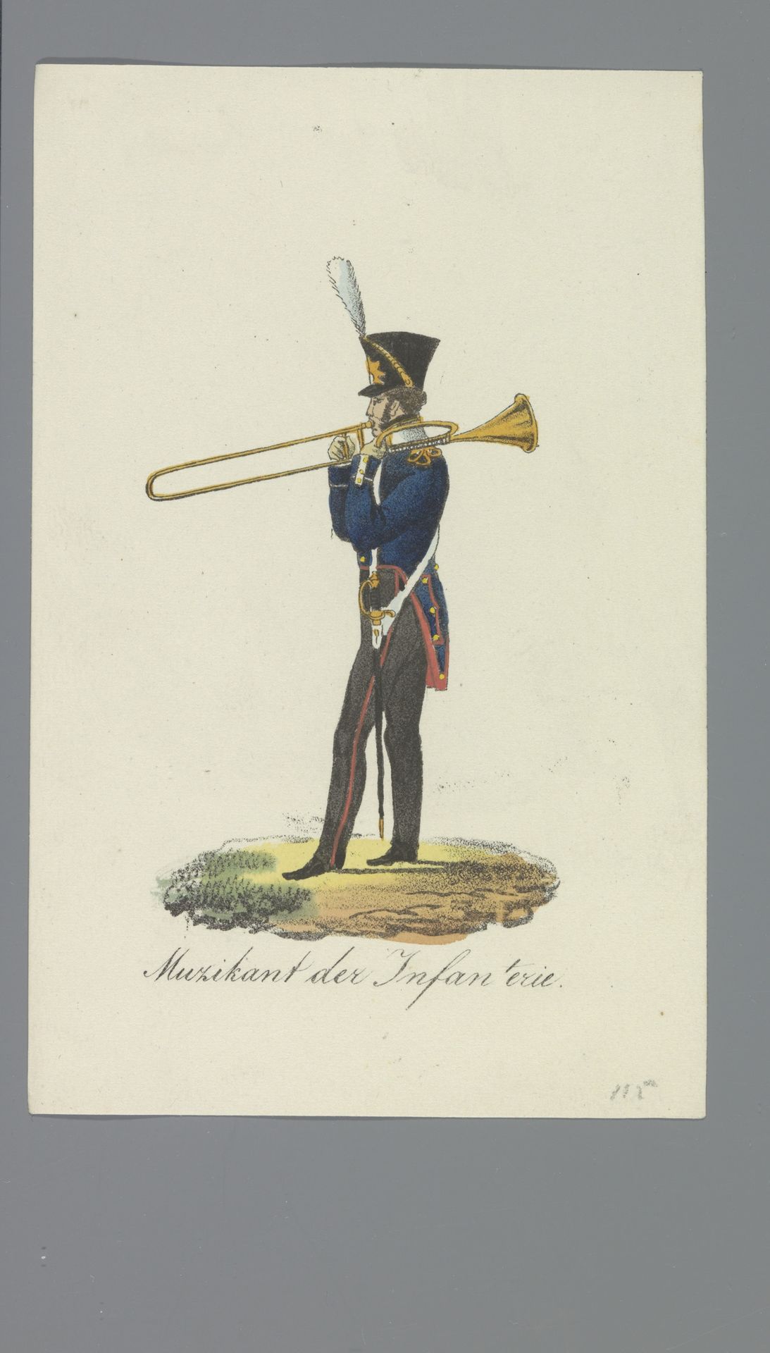 Muzikant der Infanterie by Albertus Verhoesen