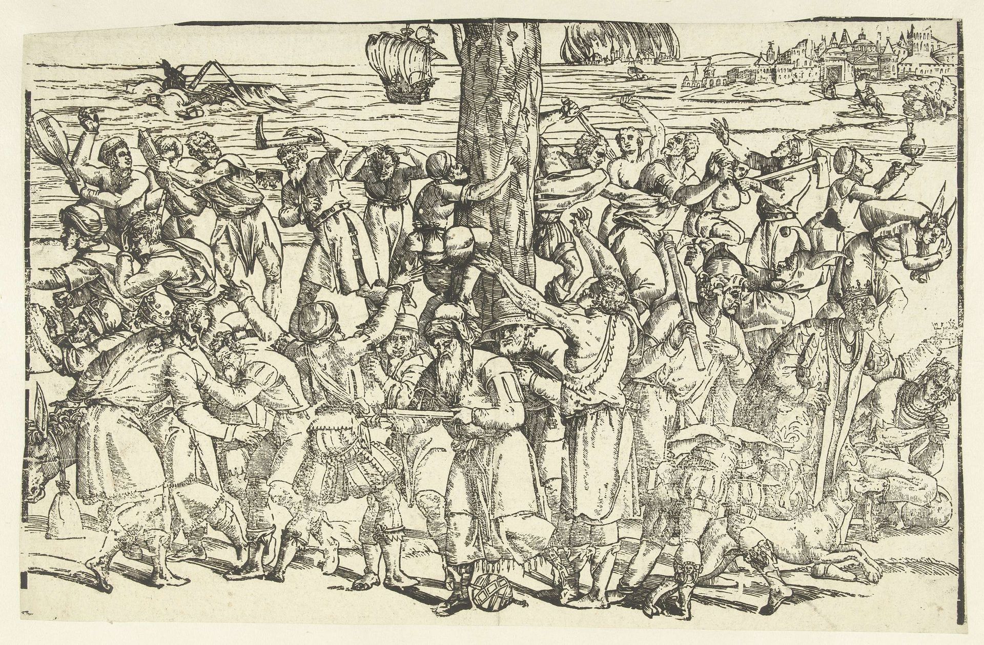 De boom van fortuin by Cornelis Anthonisz.