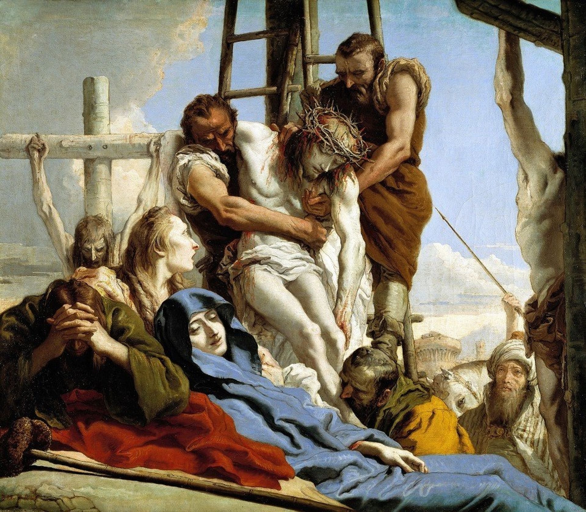 El Descendimiento by Giovanni Domenico Tiepolo