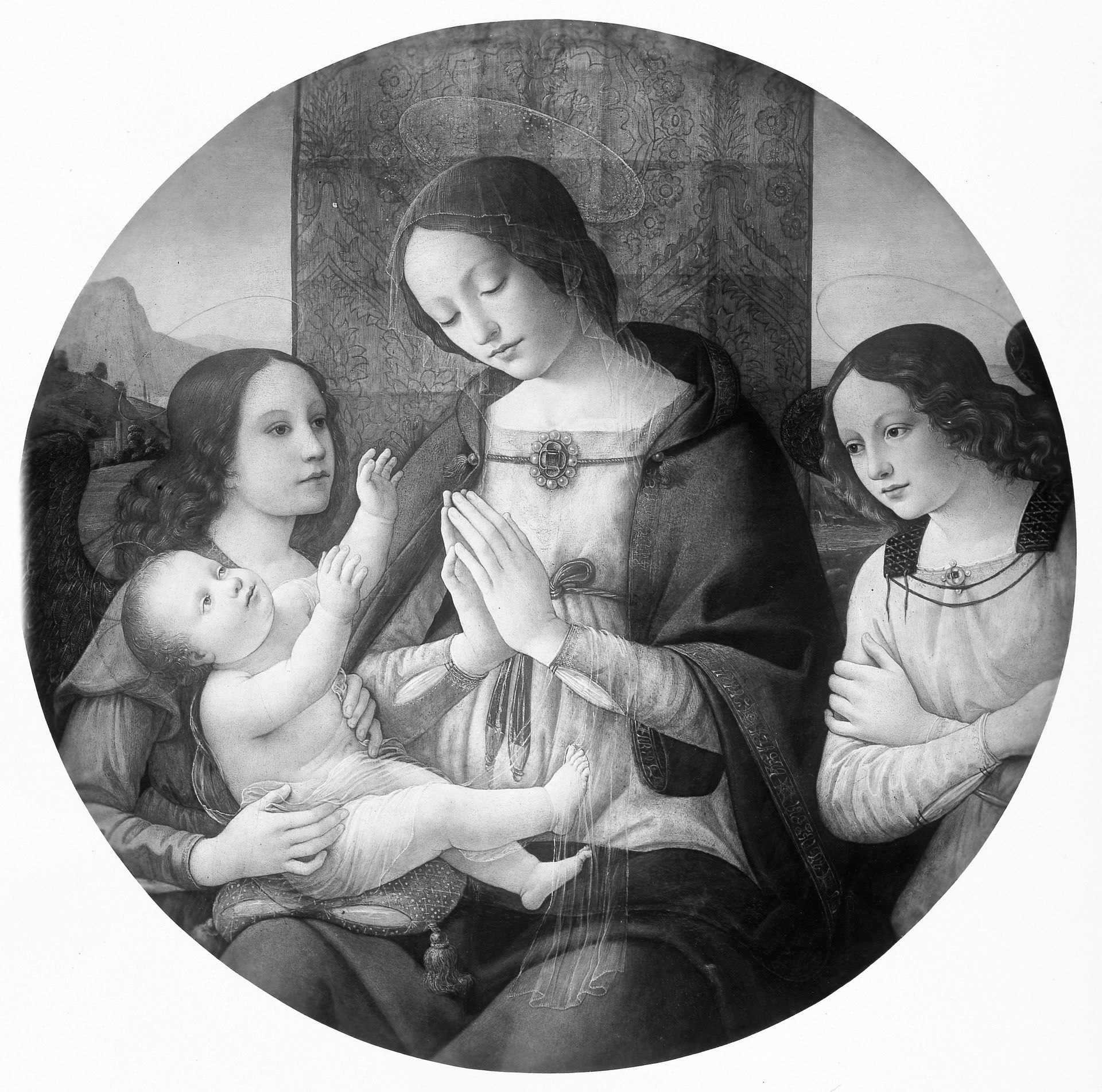 Madonna and Child with Angels by Domenico Ghirlandaio