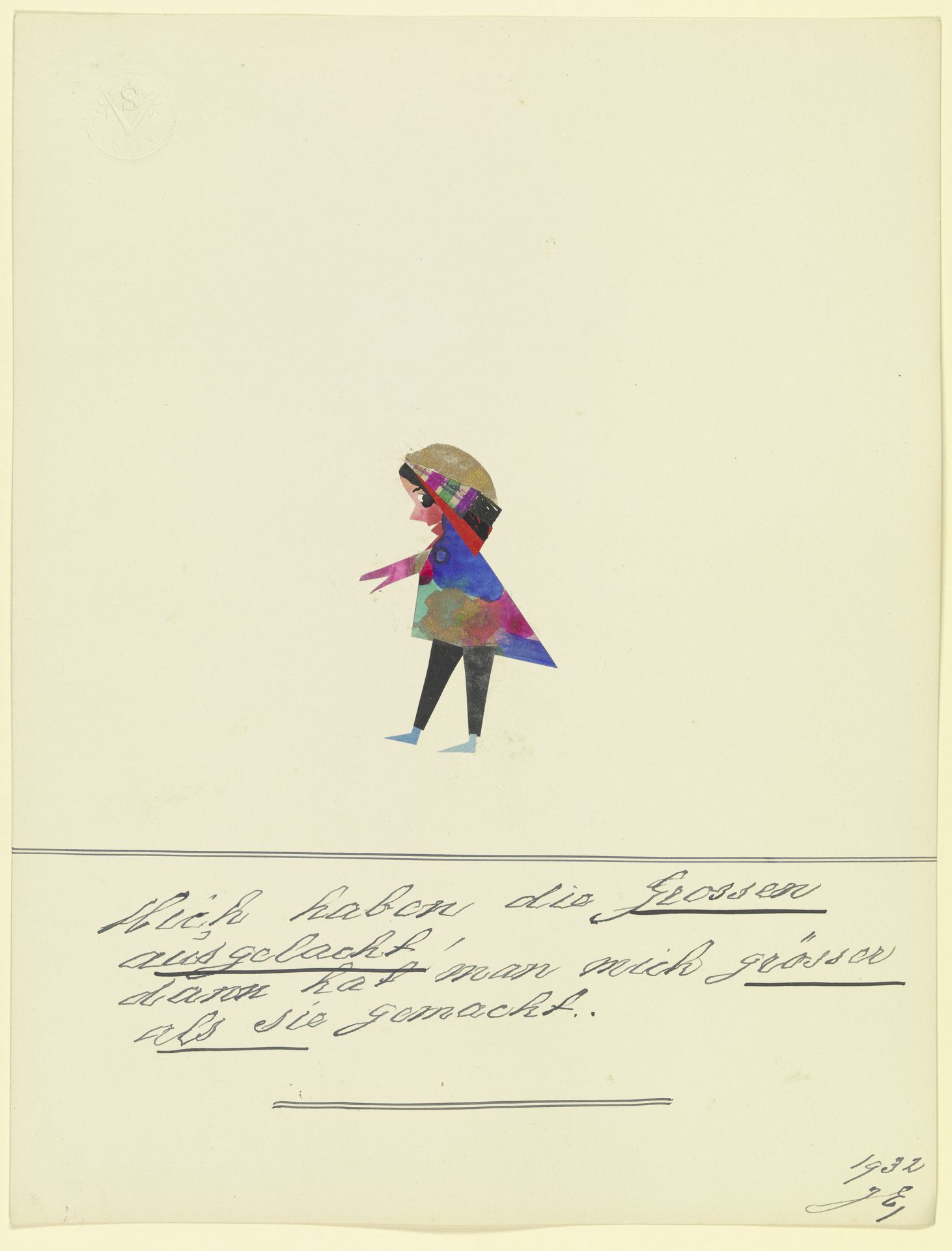 17335 („Mich haben die Grossen ausgelacht …“) by John Elsas
