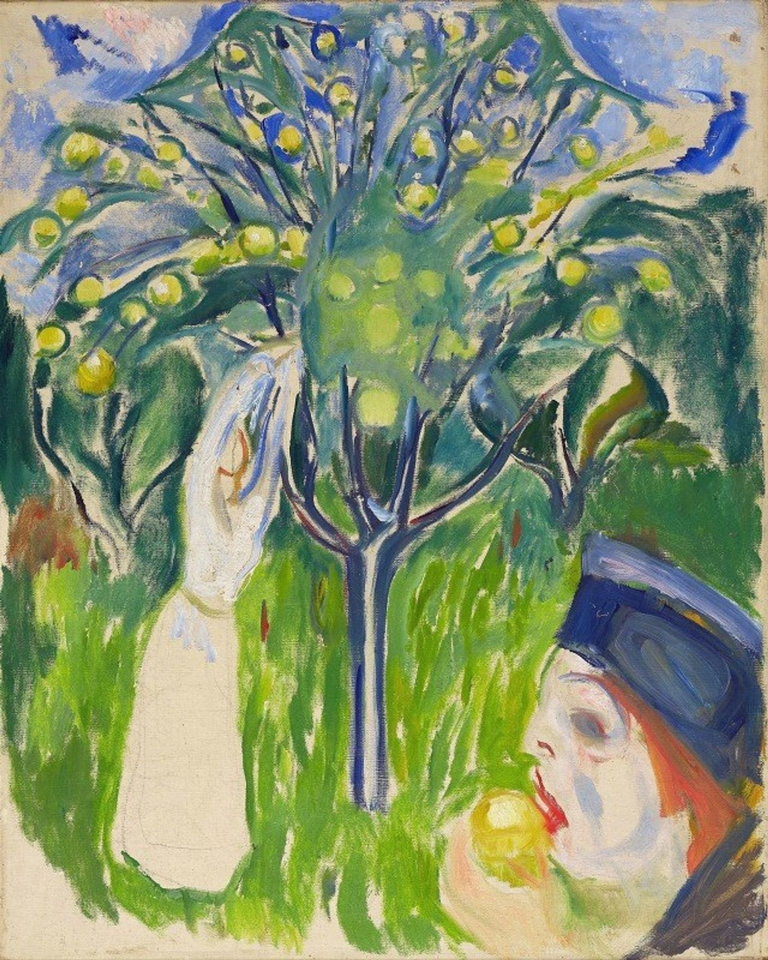 Two Women in the Garden by Edvard Munch
