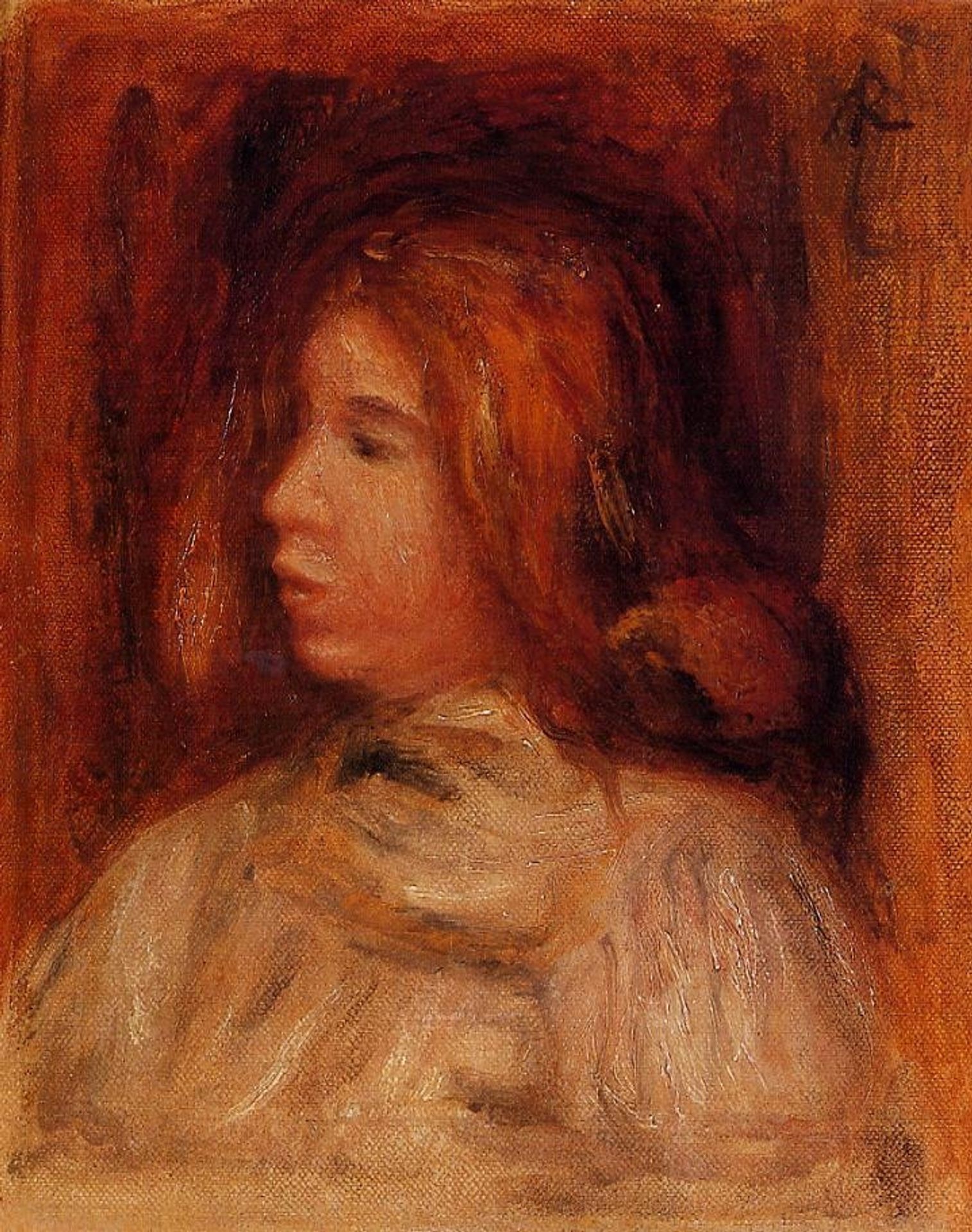 Portrait of a Young Girl by Pierre-Auguste Renoir