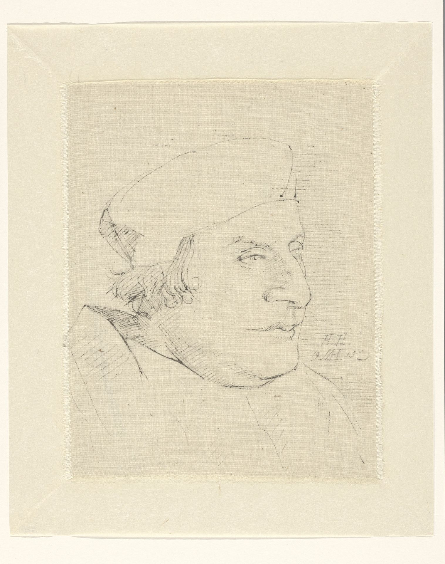 Schetsblad met studies van koeien by Gerard Bilders