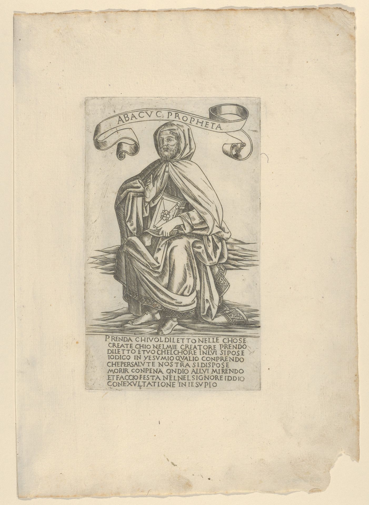 The Prophet Habakkuk, from Prophets and Sibyls by Francesco Rosselli