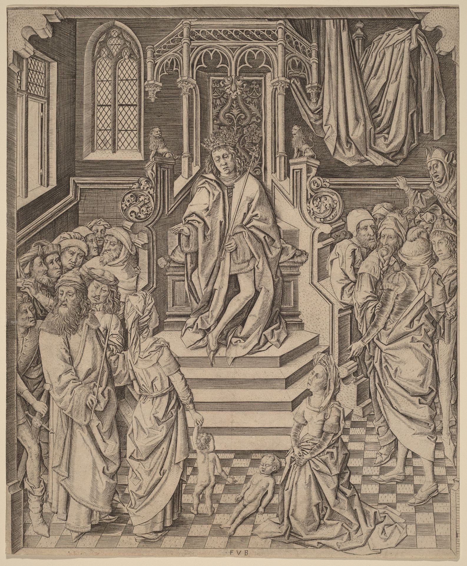 The Judgment of Solomon by Master FVB