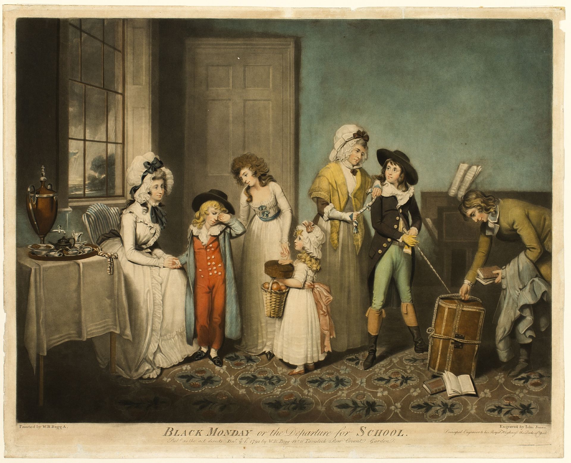 Black Monday, or the Departure for School by John Jones
