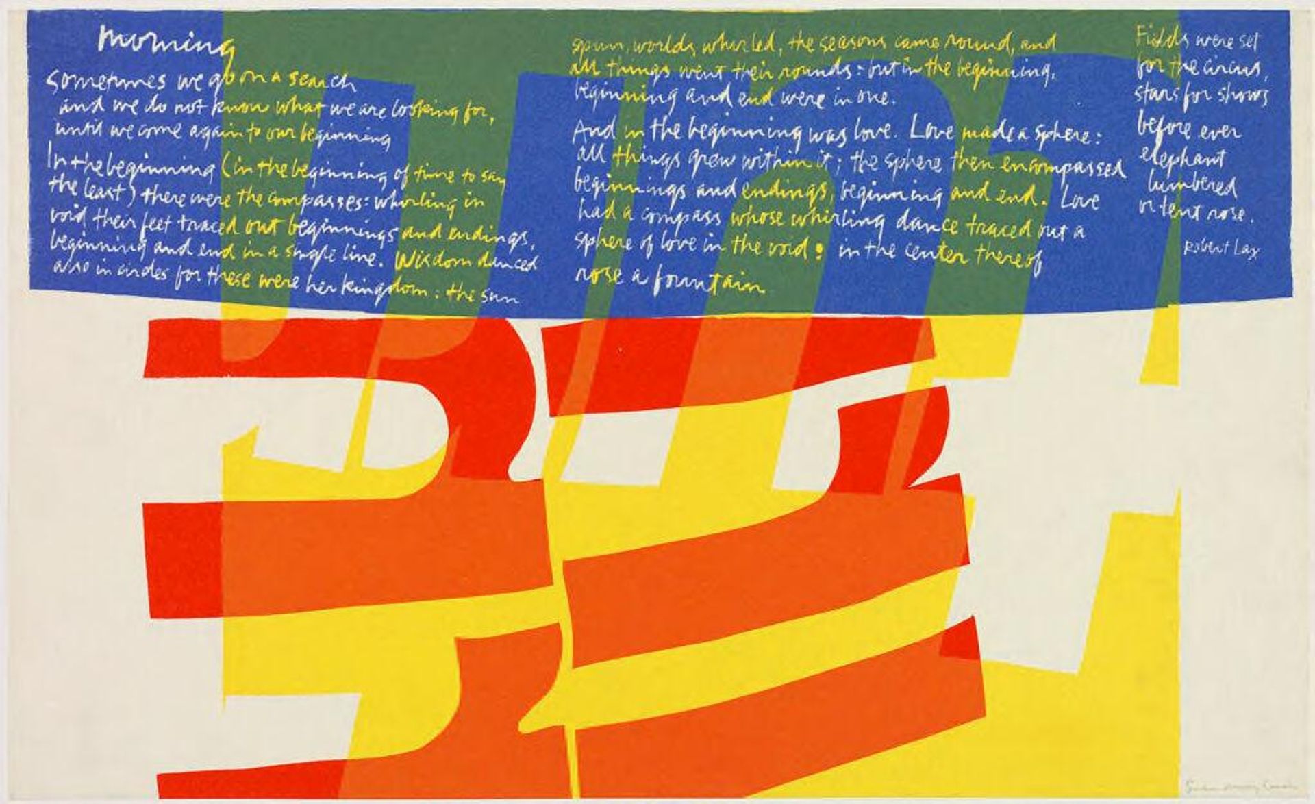 morning by Corita Kent