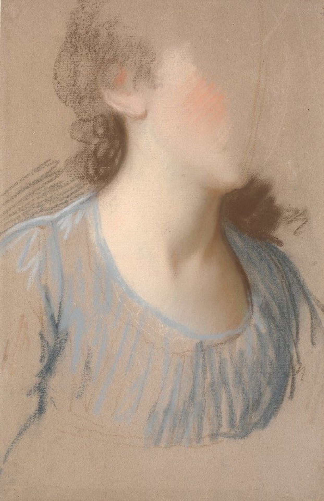 Studie af dames hals by Jens Juel